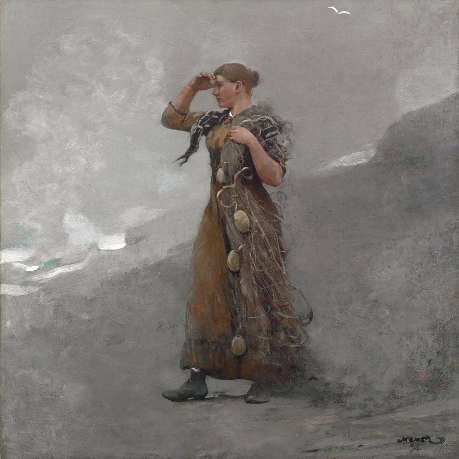 The Fisher Girl By Winslow Homer - Image 5