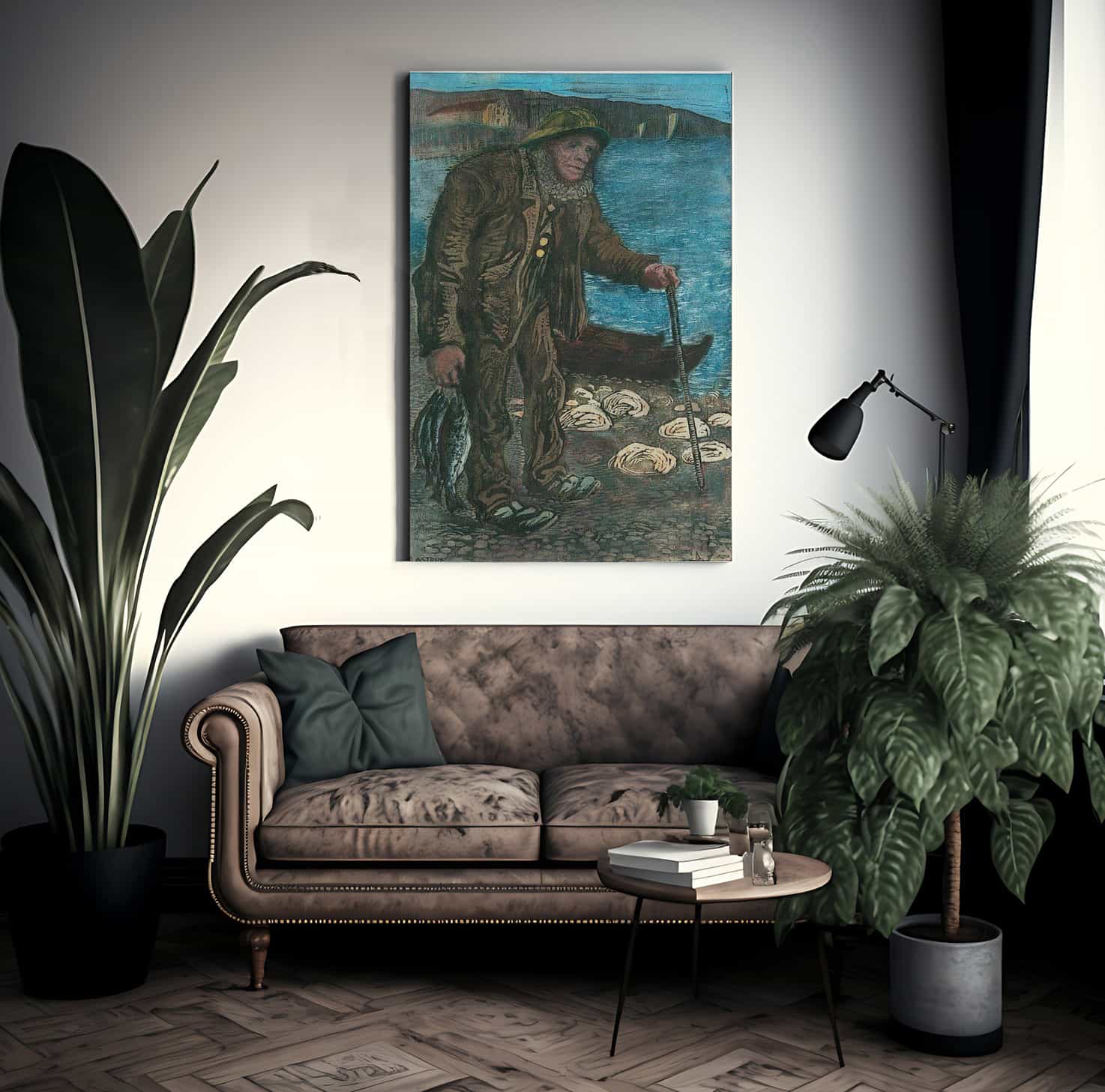The Fisherman 1 By Nicolai Astrup - Image 2