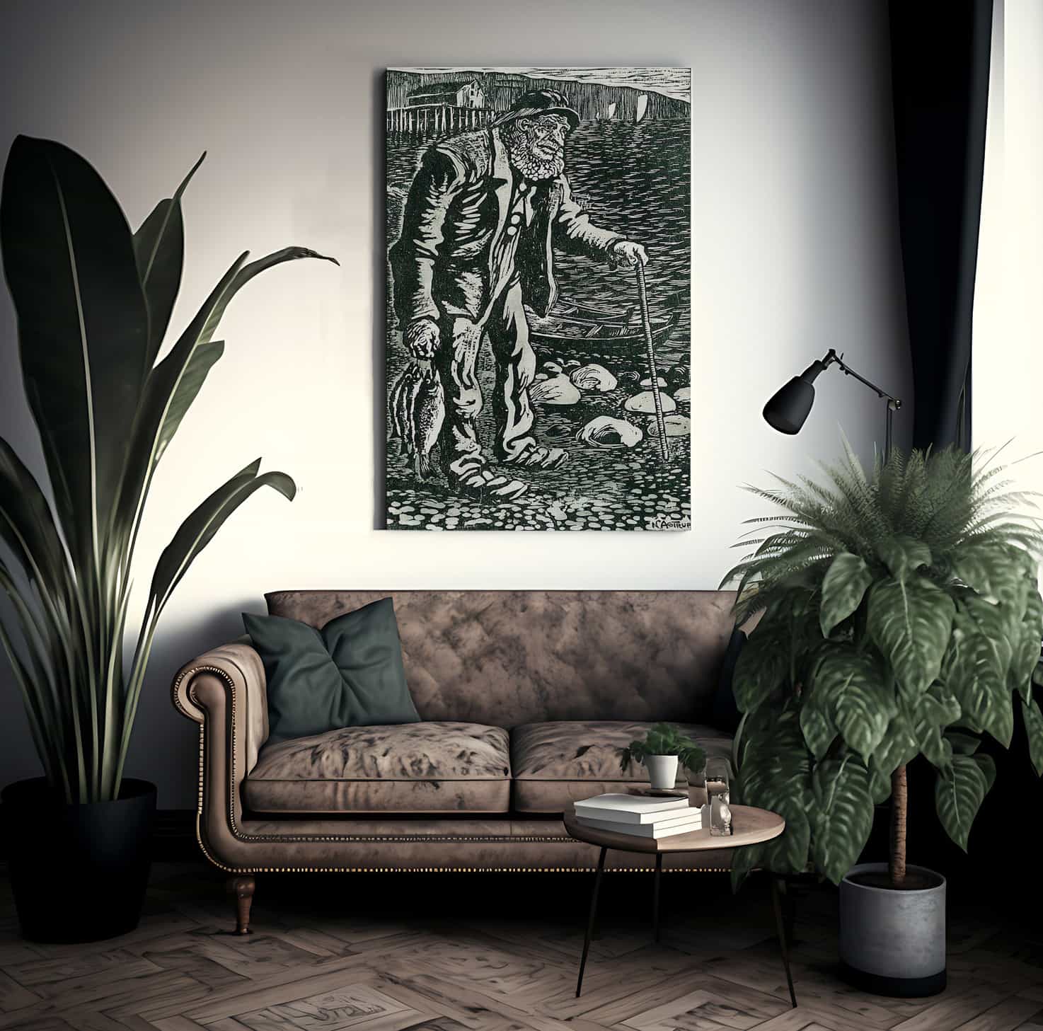 The Fisherman 3 By Nicolai Astrup - Image 2