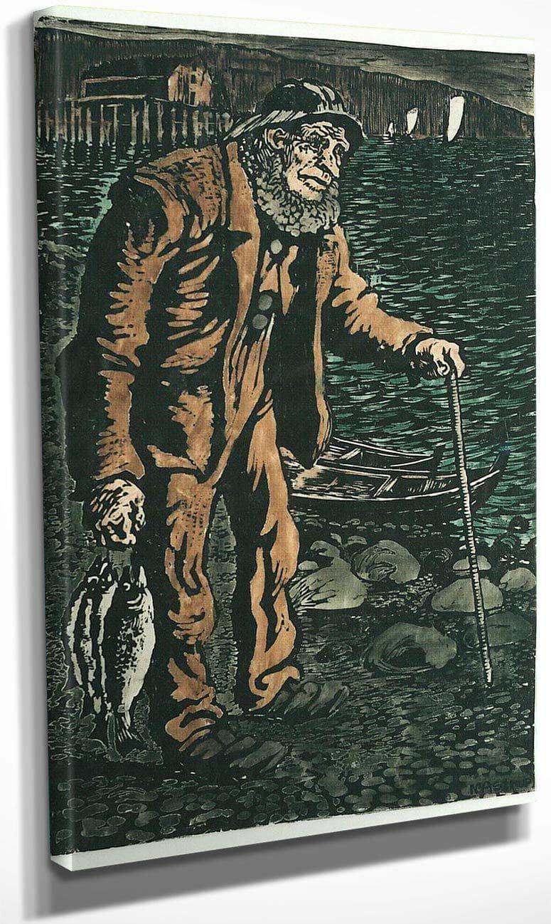 The Fisherman By Nicolai Astrup - Image 4