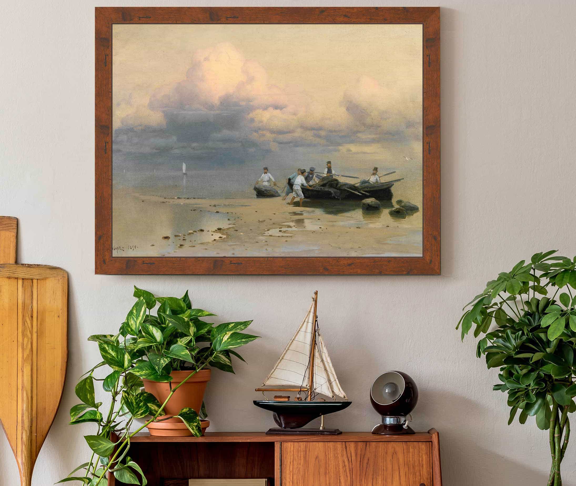 The Fishermens Return by Julius Sergius Klever - Image 3