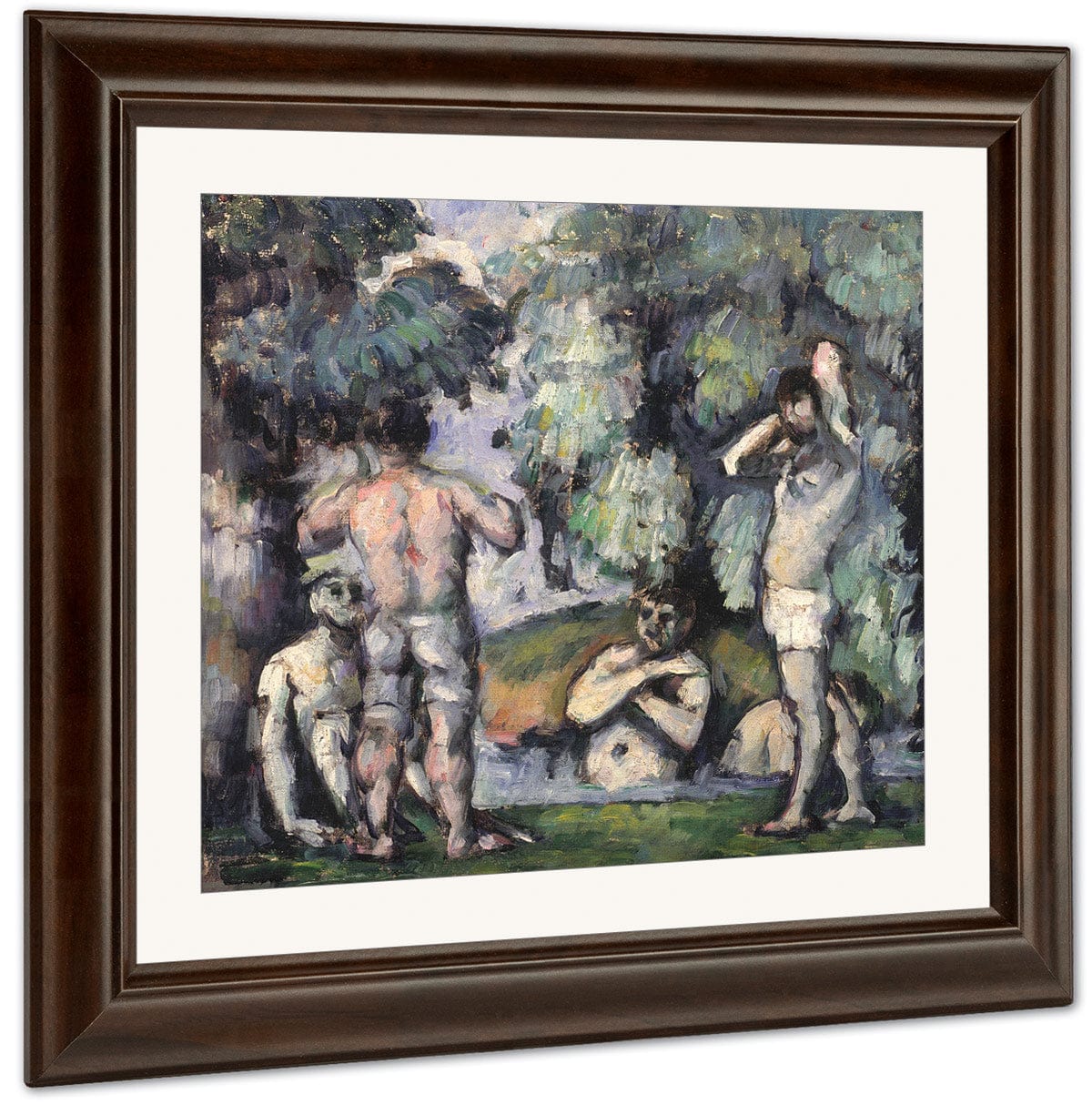 The Five Bathers By Paul Cezanne - Image 3
