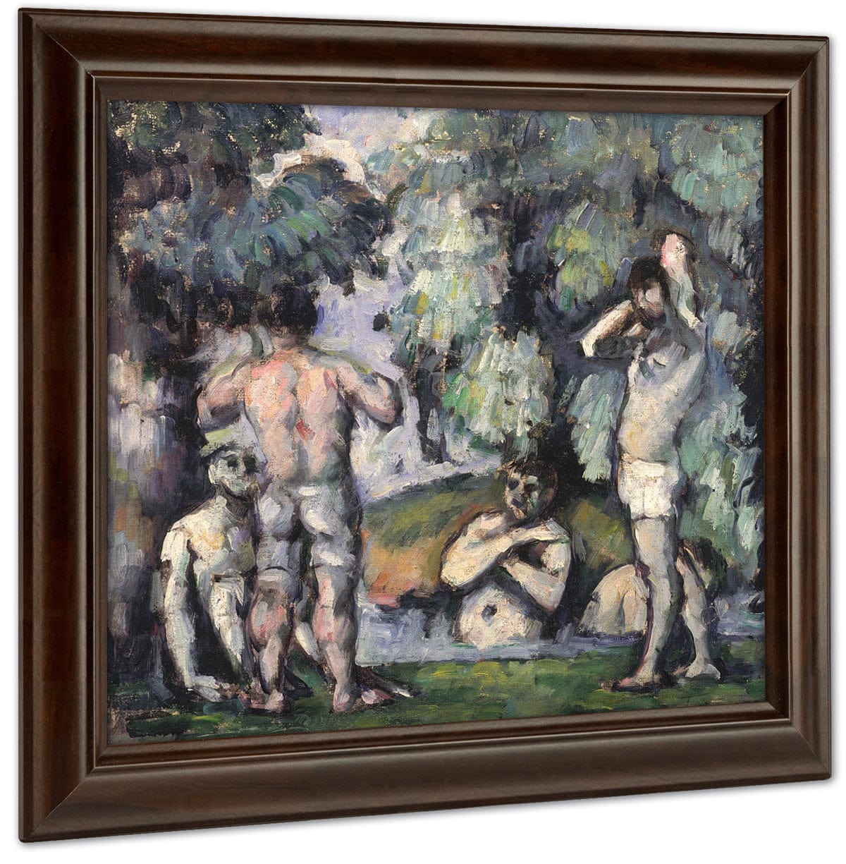 The Five Bathers By Paul Cezanne - Image 4