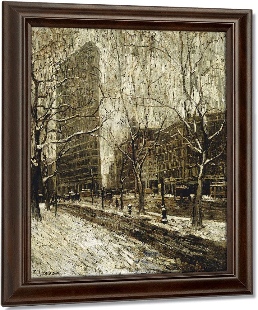 The Flatiron Building, New York By Ernest Lawson - Image 4