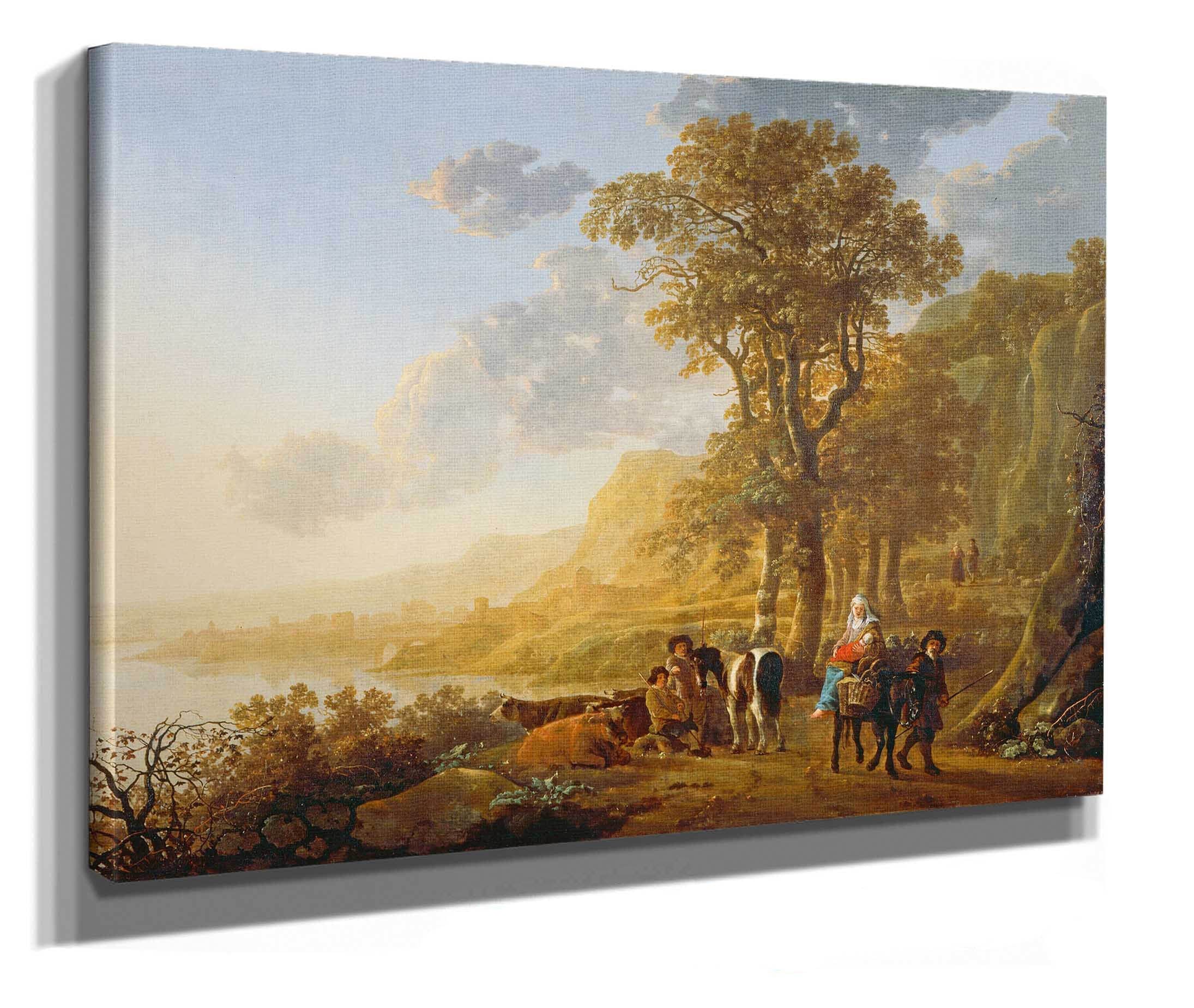 The Flight Into Egypt by Aelbert Cuyp - Image 2