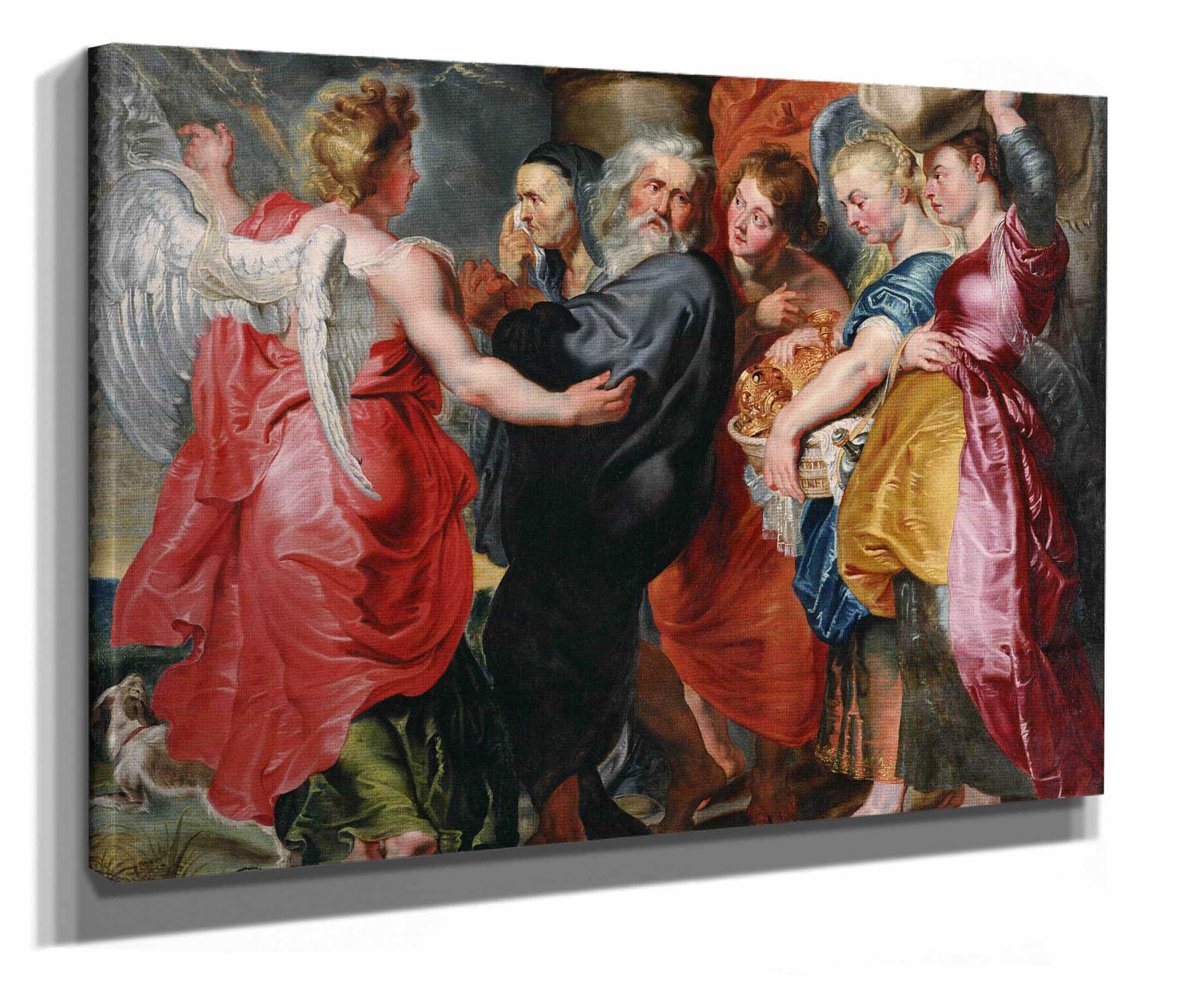 The Flight Of Lot And His Family From Sodom by Jacob Jordaens - Image 2