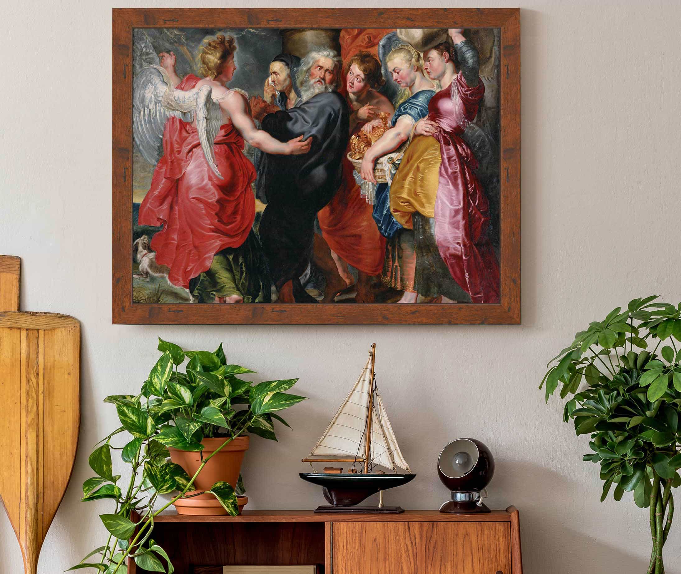 The Flight Of Lot And His Family From Sodom by Jacob Jordaens - Image 3