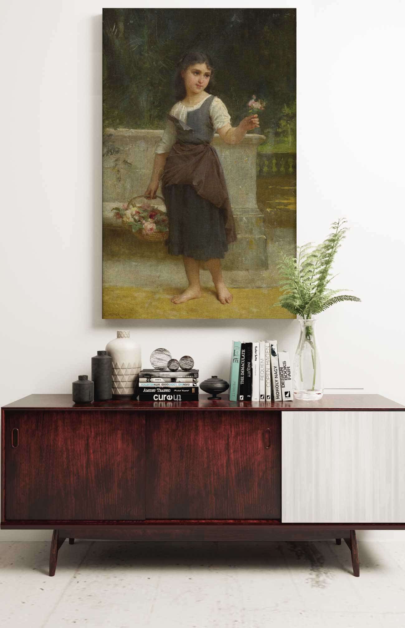 The Flower Girl by Emile Munier - Image 2
