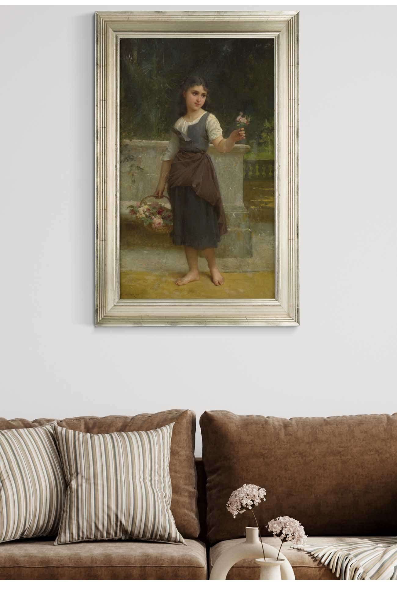 The Flower Girl by Emile Munier - Image 5