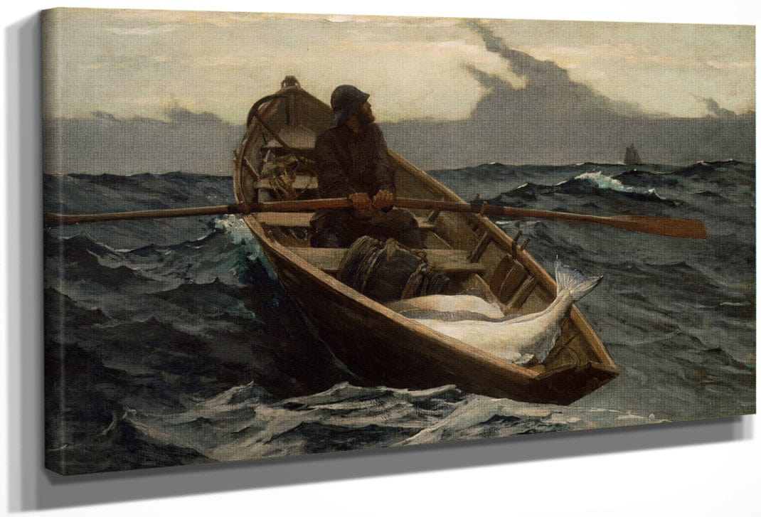 The Fog Warning 1885 By Winslow Homer