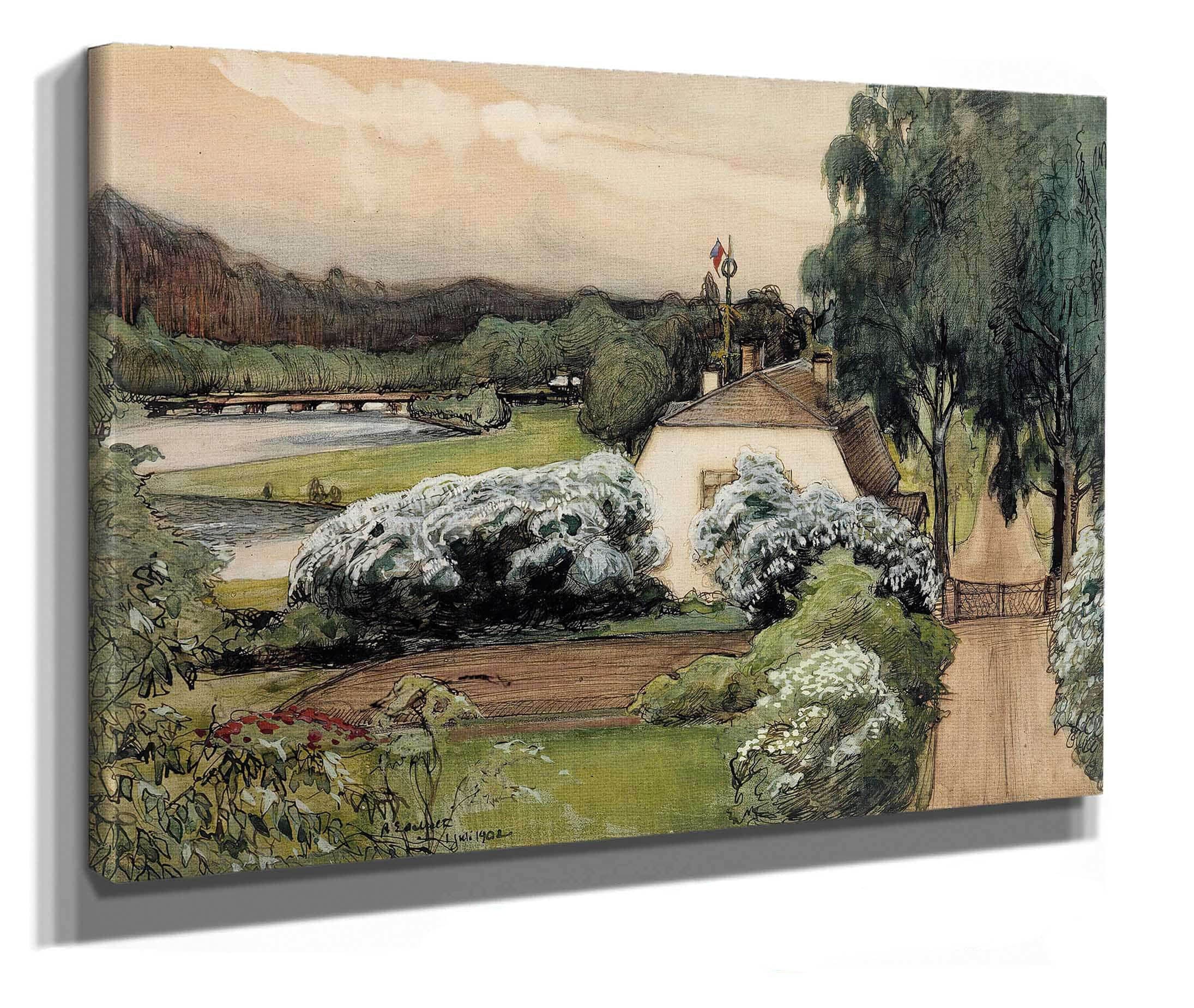 The Foremans House At The Saari Manor by Albert Edelfelt - Image 2