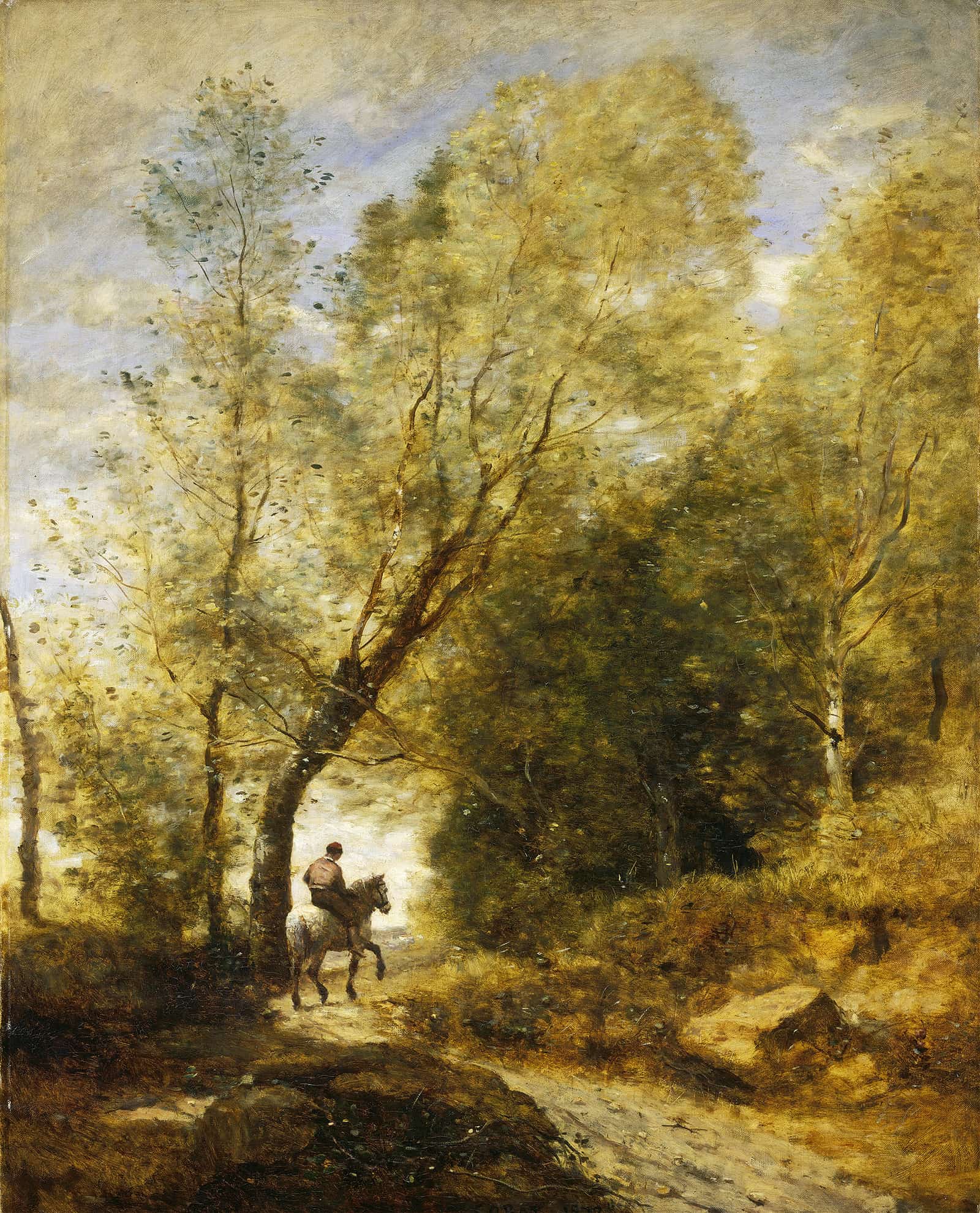 The Forest Of Coubron by Jean Baptiste Camille Corot - Image 2