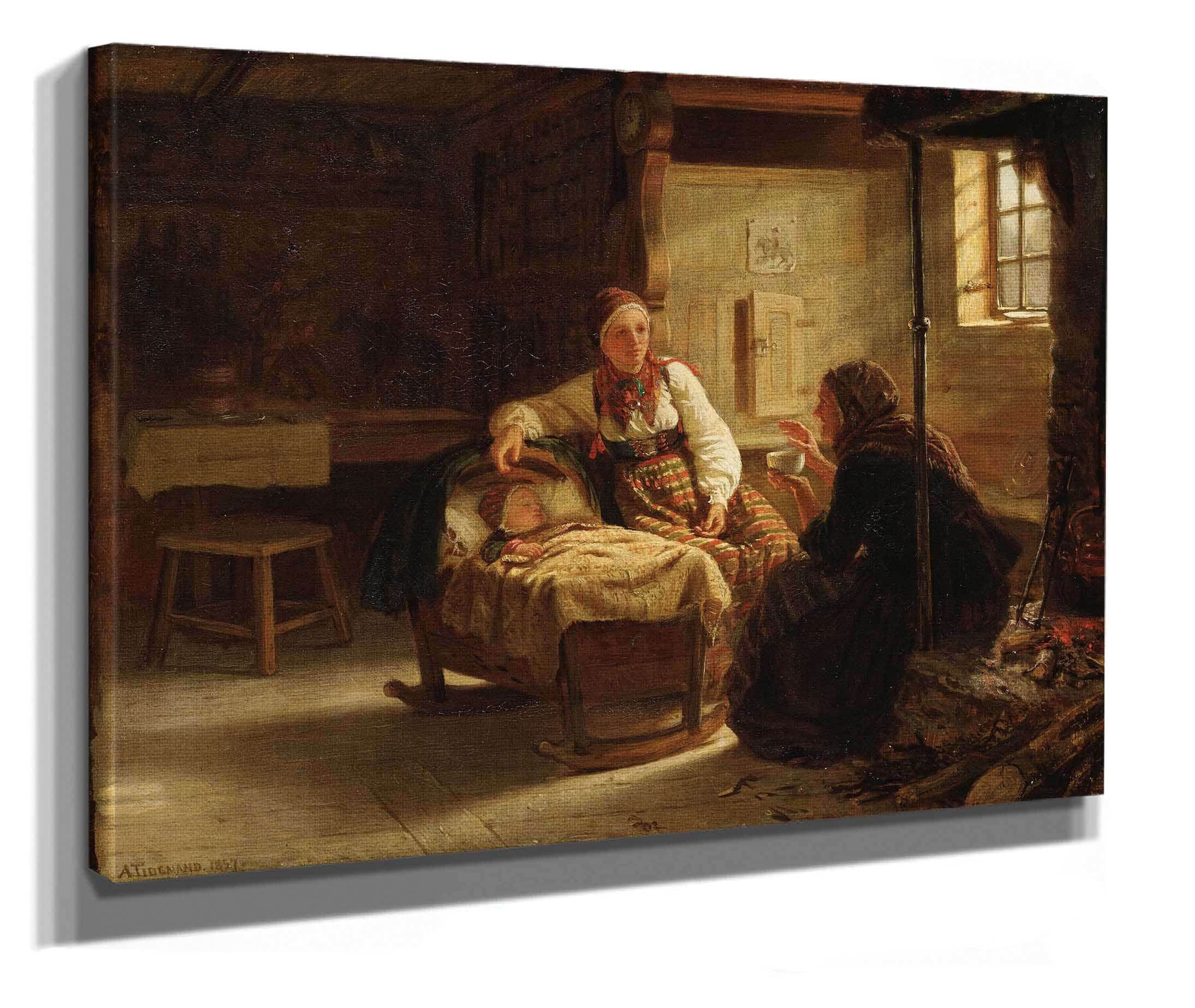 The Fortune Teller by Adolph Tidemand - Image 2