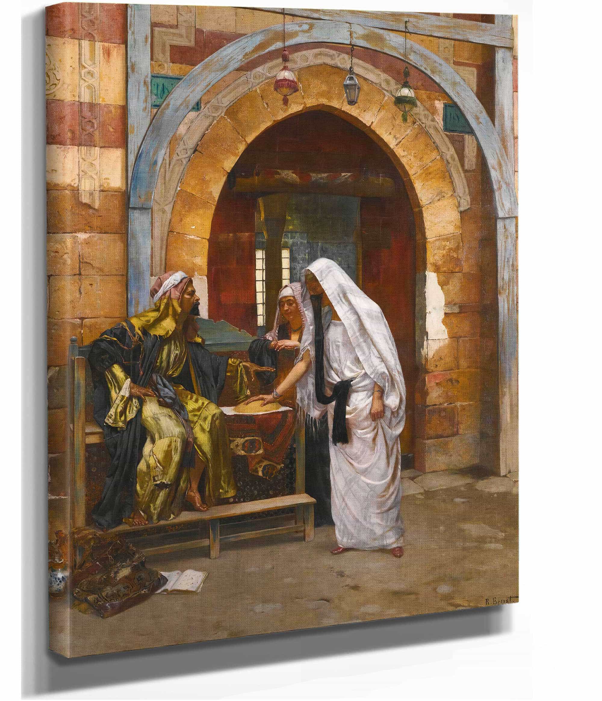 The Fortune Teller by Rudolf Ernst - Image 2