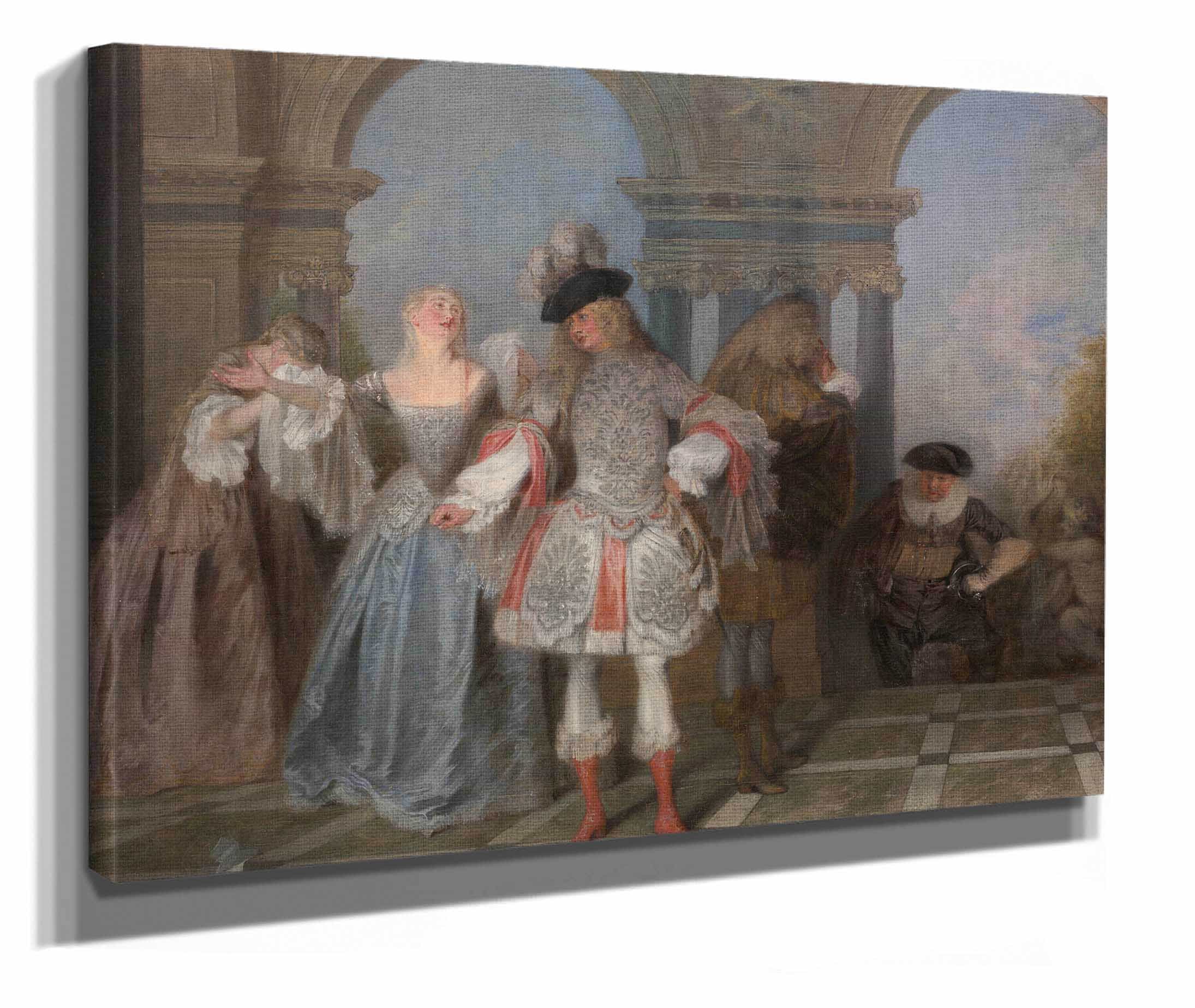The French Comedians by Jean Antoine Watteau - Image 2