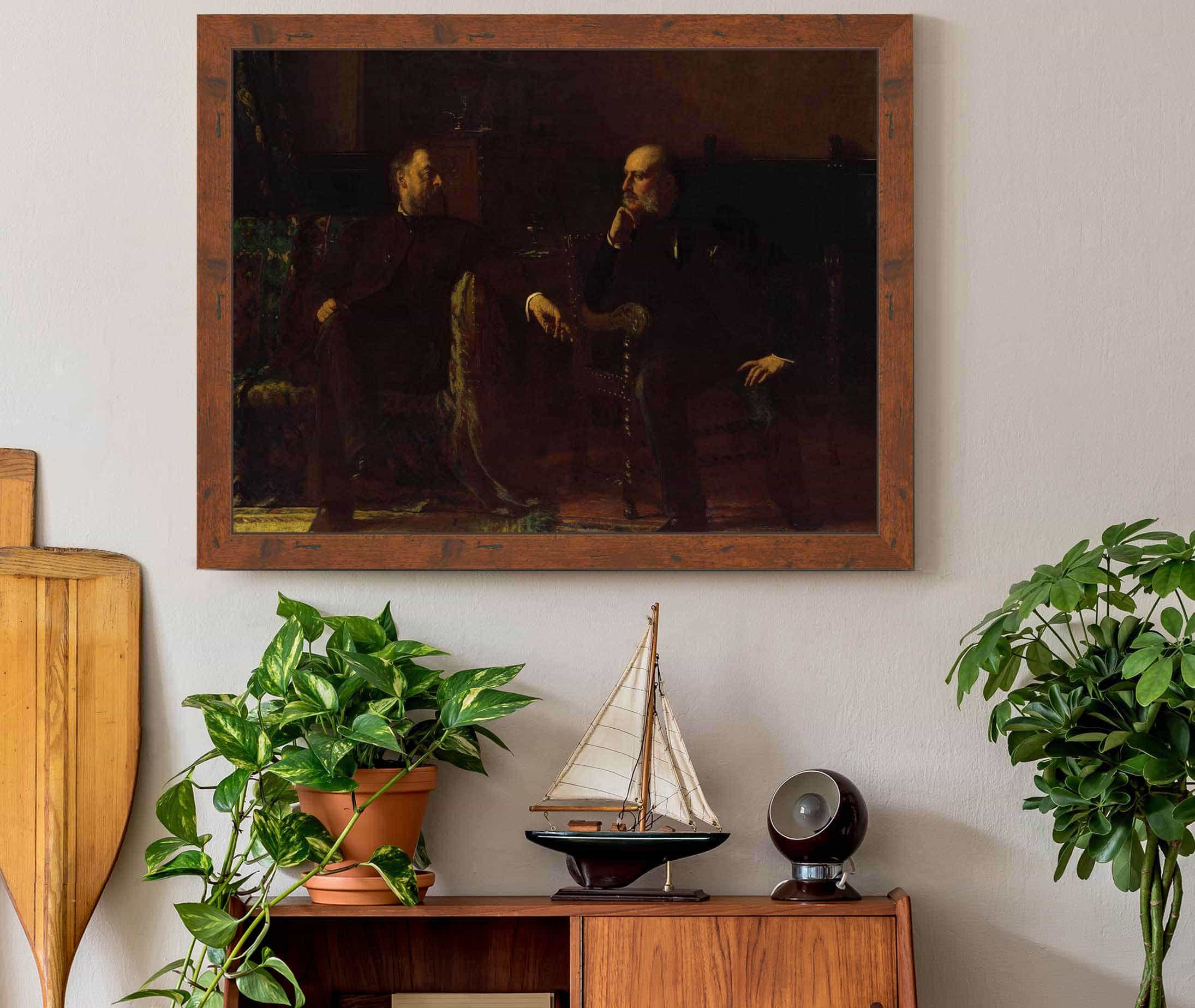 The Funding Bill by Eastman Johnson - Image 3