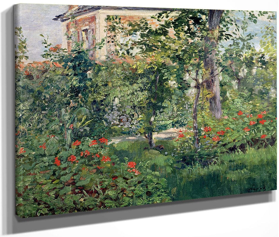The Garden At Bellevue By Edouard Manet