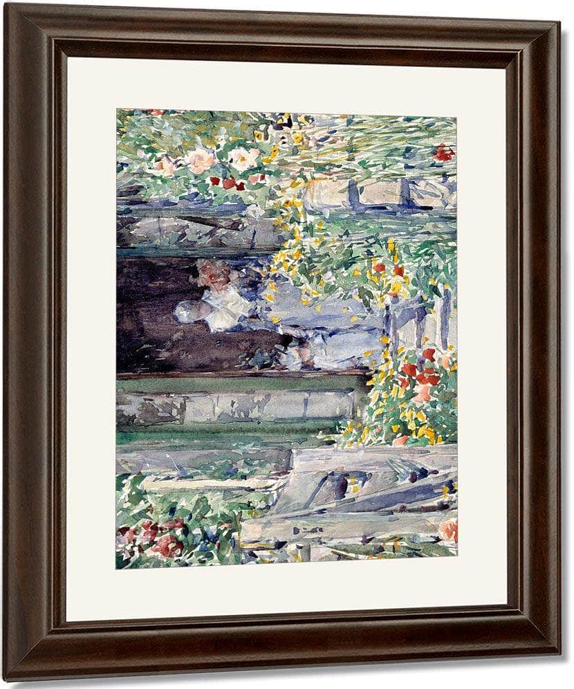 The Garden In Its Glory By Childe Hassam - Image 4
