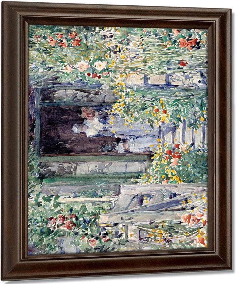 The Garden In Its Glory By Childe Hassam - Image 5