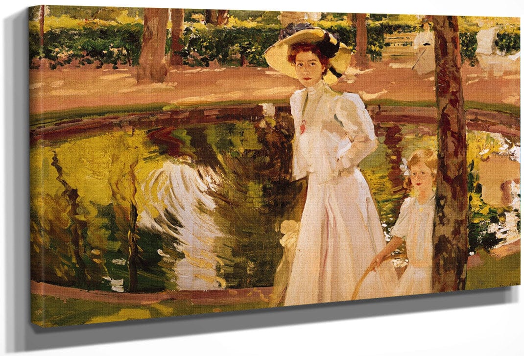The Garden By Joaquin Sorolla Y Bastida