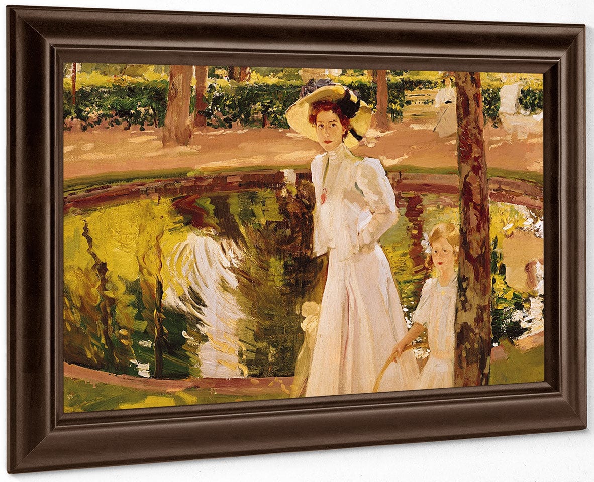 The Garden By Joaquin Sorolla Y Bastida - Image 4