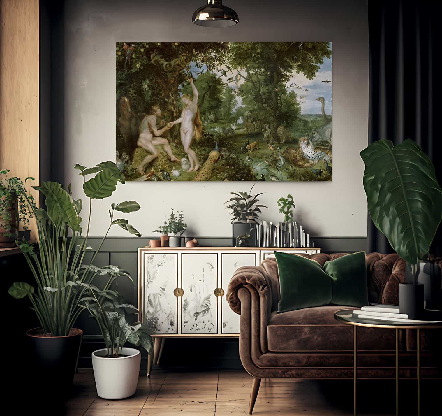 The Garden Of Eden With The Fall Of Man By Jan Brueghel The Elder - Image 2