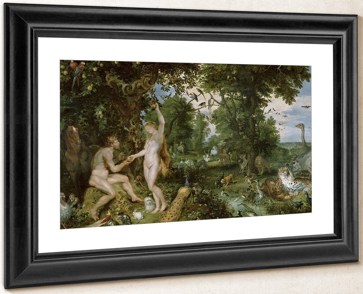 The Garden Of Eden With The Fall Of Man By Jan Brueghel The Elder - Image 4