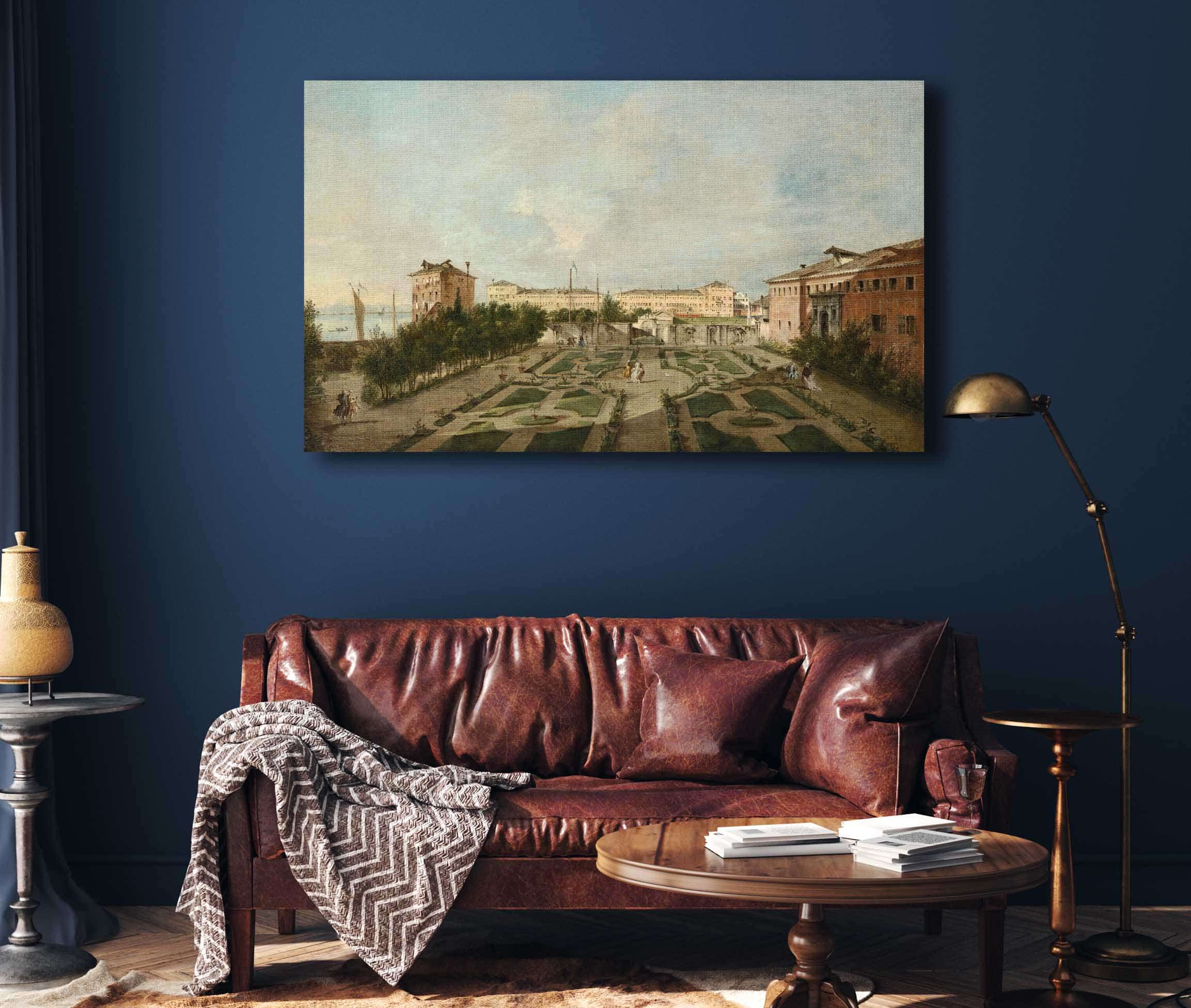 The Garden Of Palazzo Contarini Dal Zaffo Late S by Francesco Guardi - Image 4