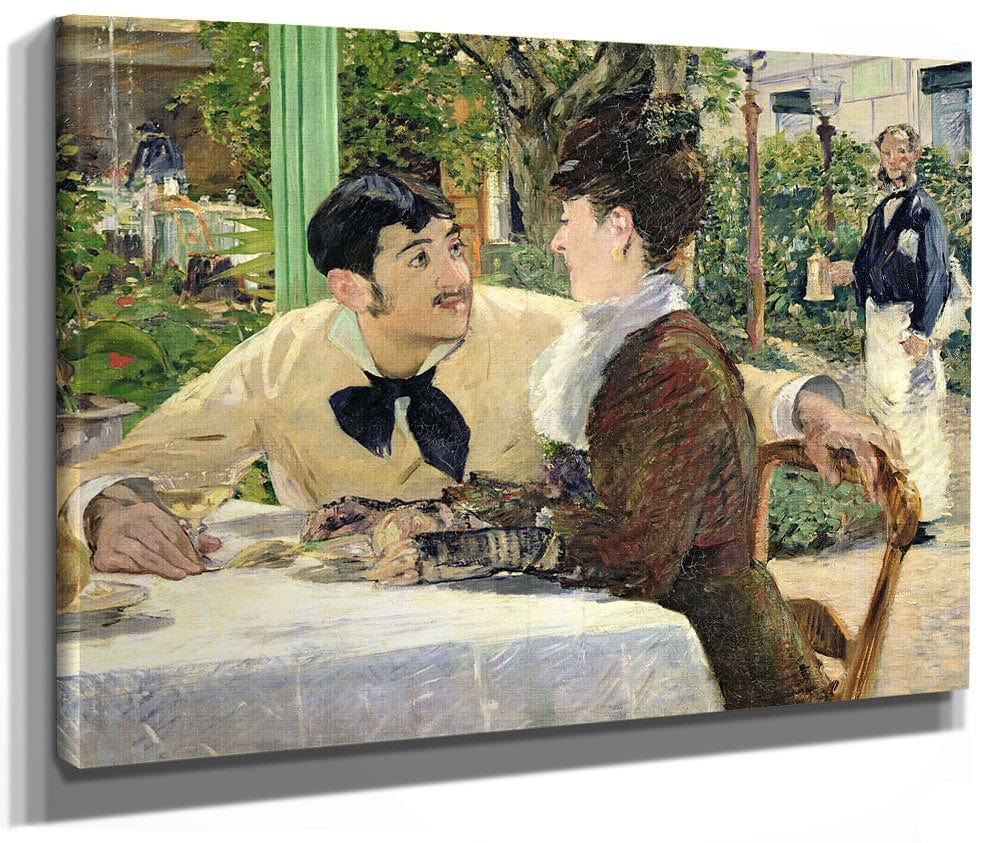 The Garden Of Pere Lathuille By Edouard Manet