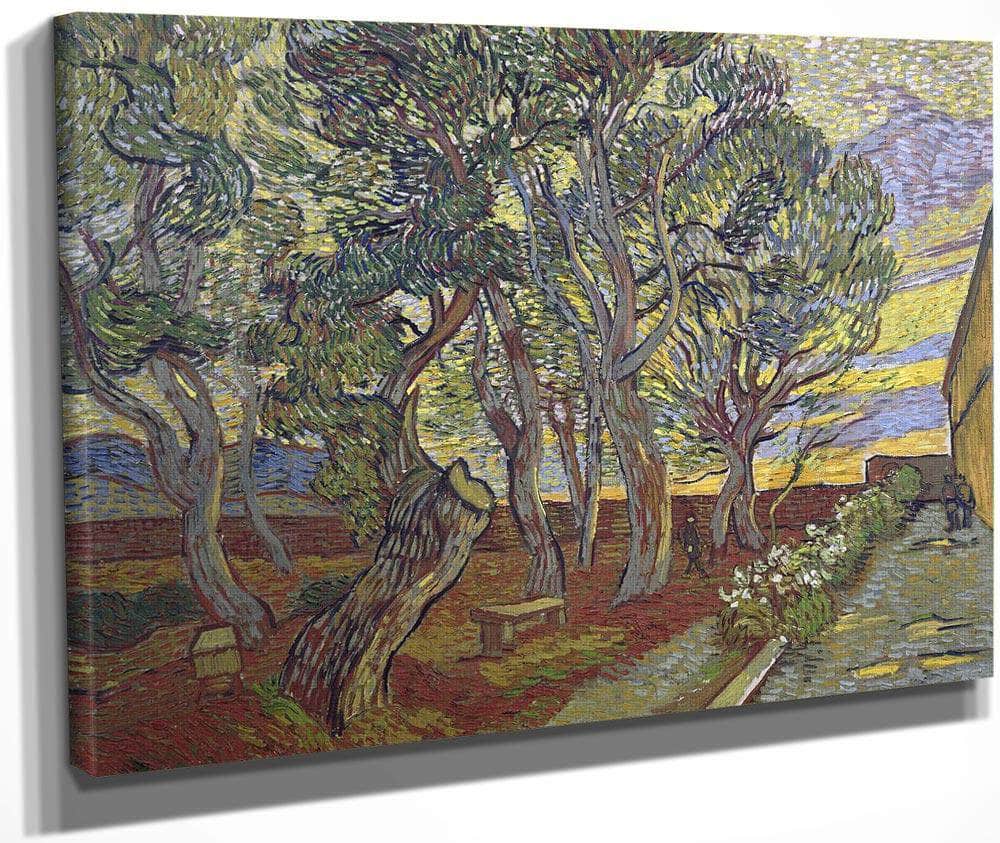 The Garden Of Saint Paul's Hospital 2 By Vincent Van Gogh