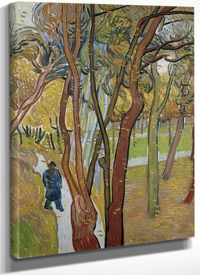 The Garden Of Saint Paul's Hospital ('The Fall Of The Leaves') By Vincent Van Gogh