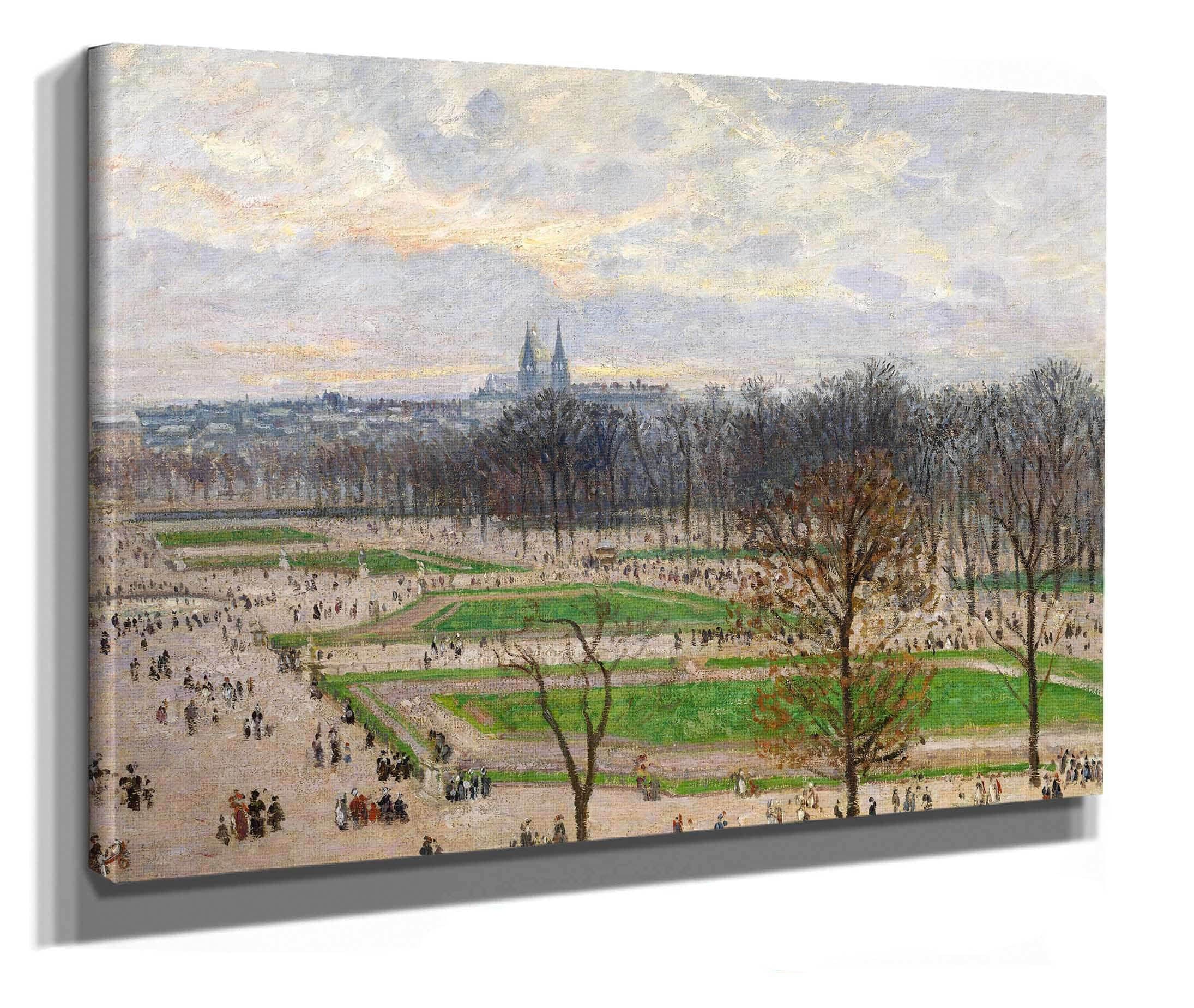The Garden Of The Tuileries On A Winter Afternoon by Camille Pissarro - Image 2