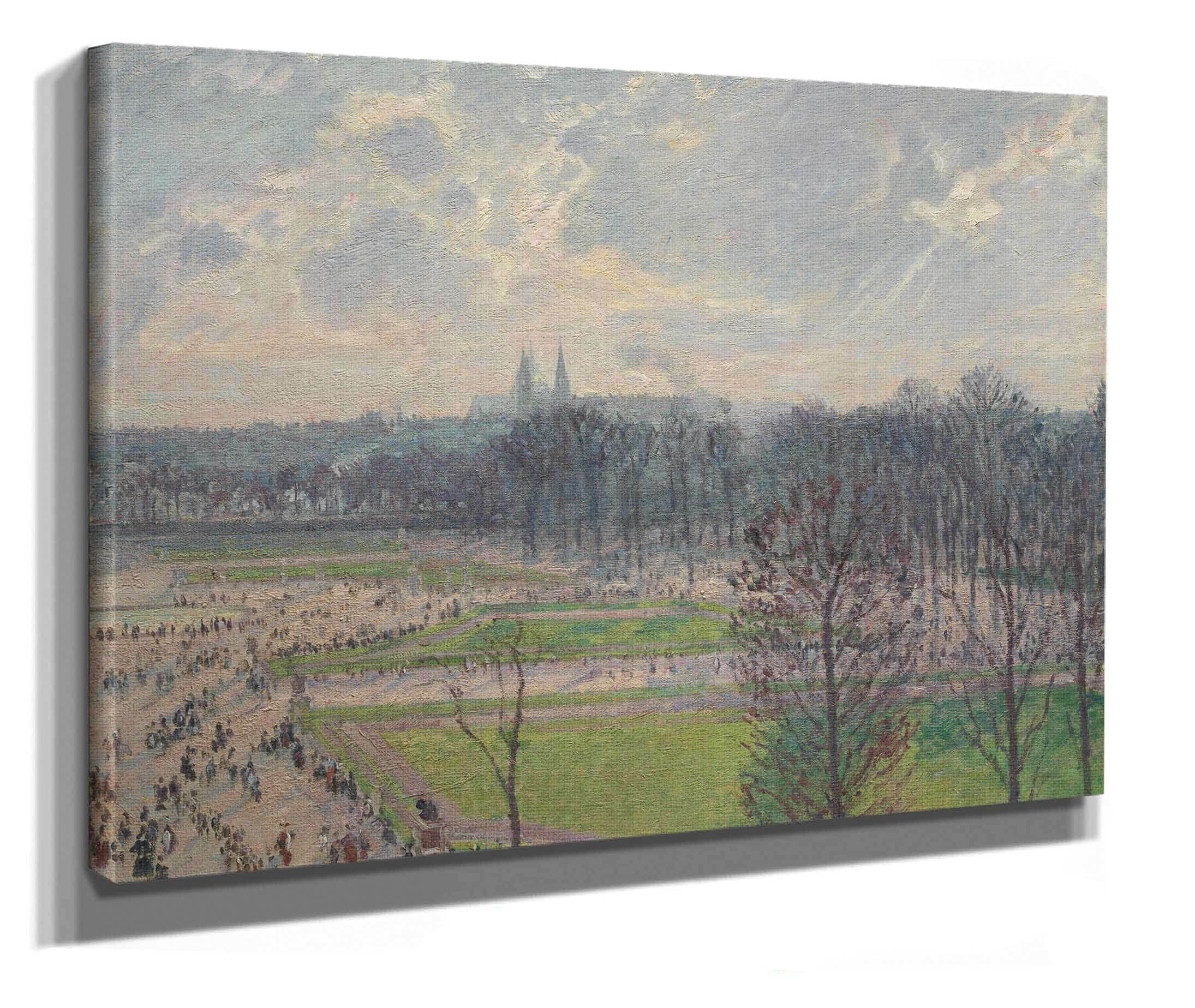 The Garden Of The Tuileries On A Winter Afternoon by Camille Pissarro - Image 6