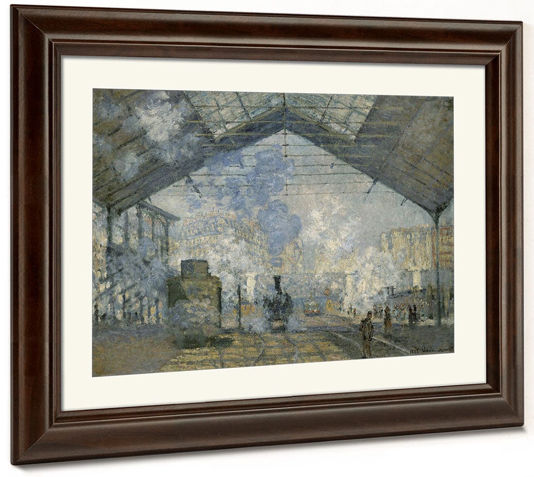The Gare Saint Lazare, 1877 By Claude Monet - Image 3