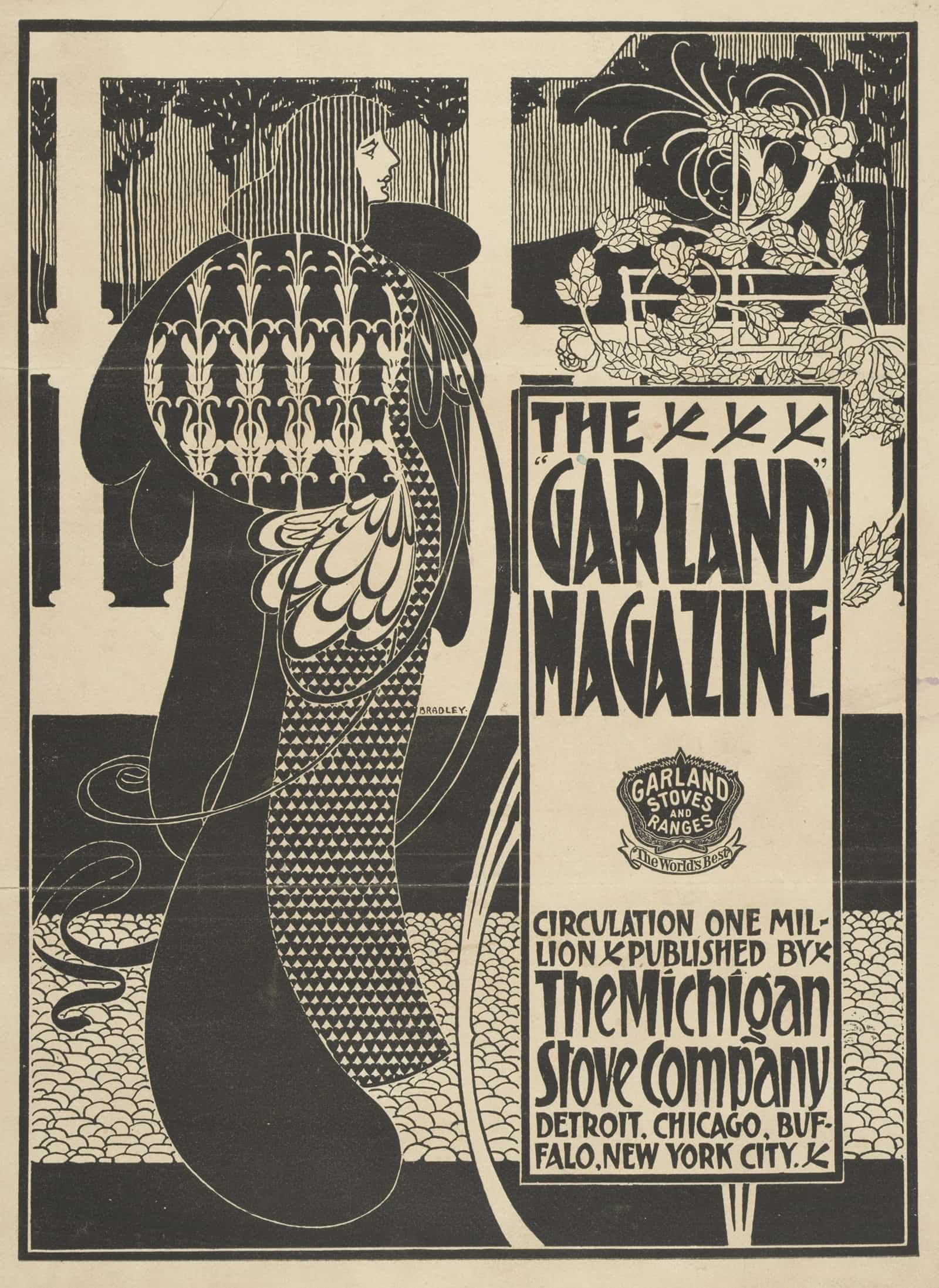 The Garland Magazine by Will Bradley