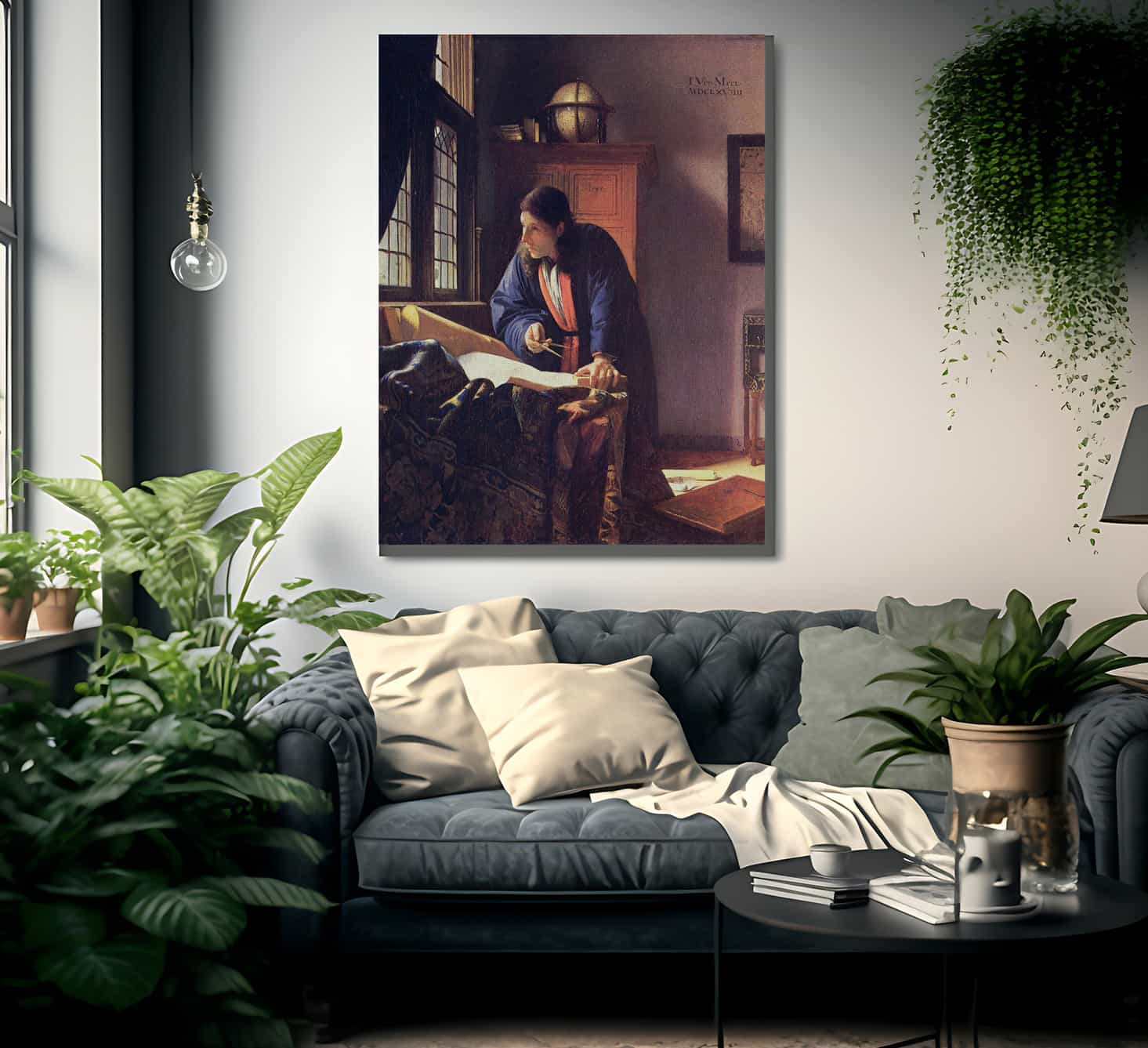 The Geographer 1669 By Johannes Vermeer - Image 2