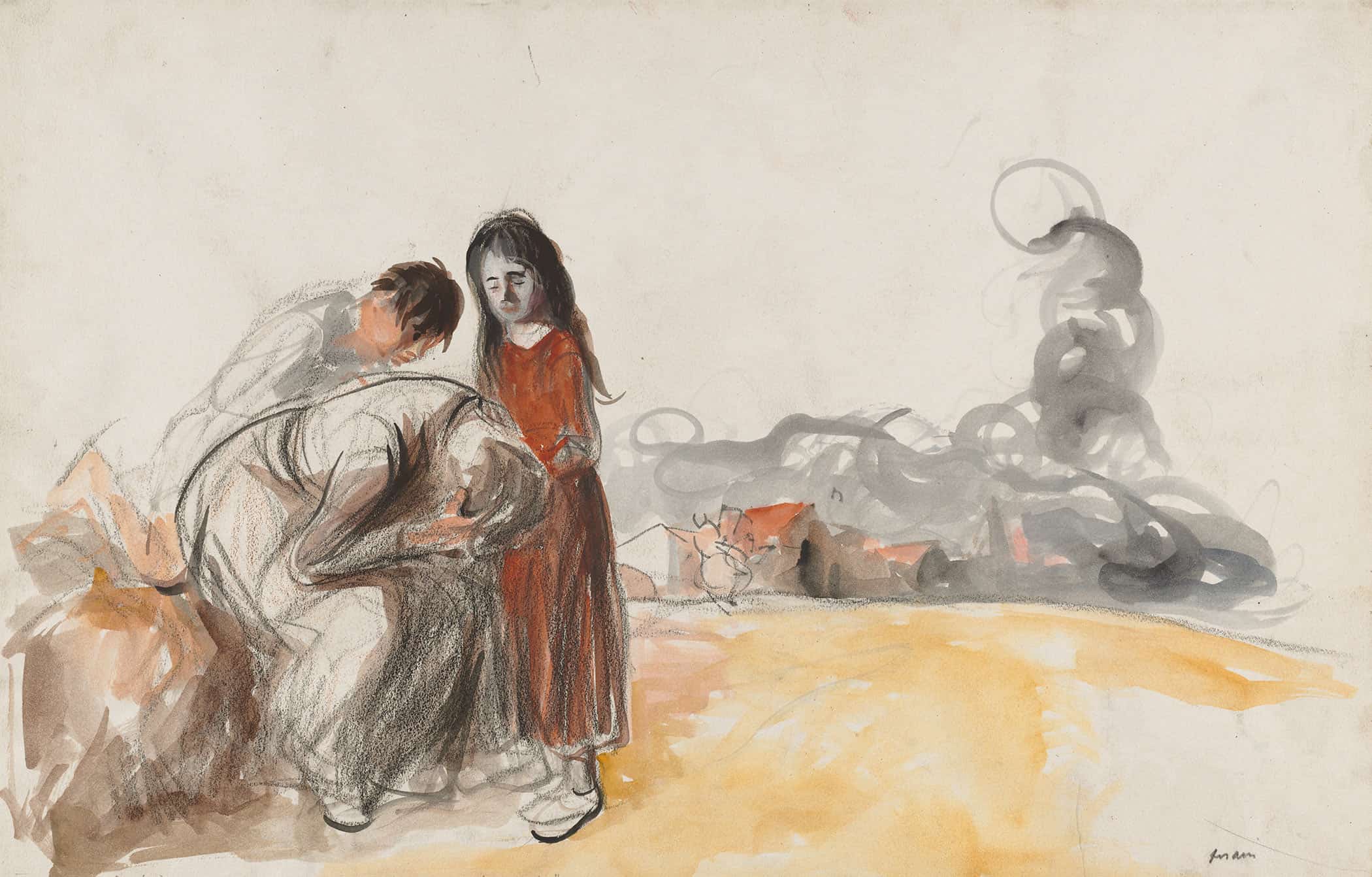 The Germans Have Gone Away Fourth Quarter S Or First Third S by Jean Louis Forain - Image 2