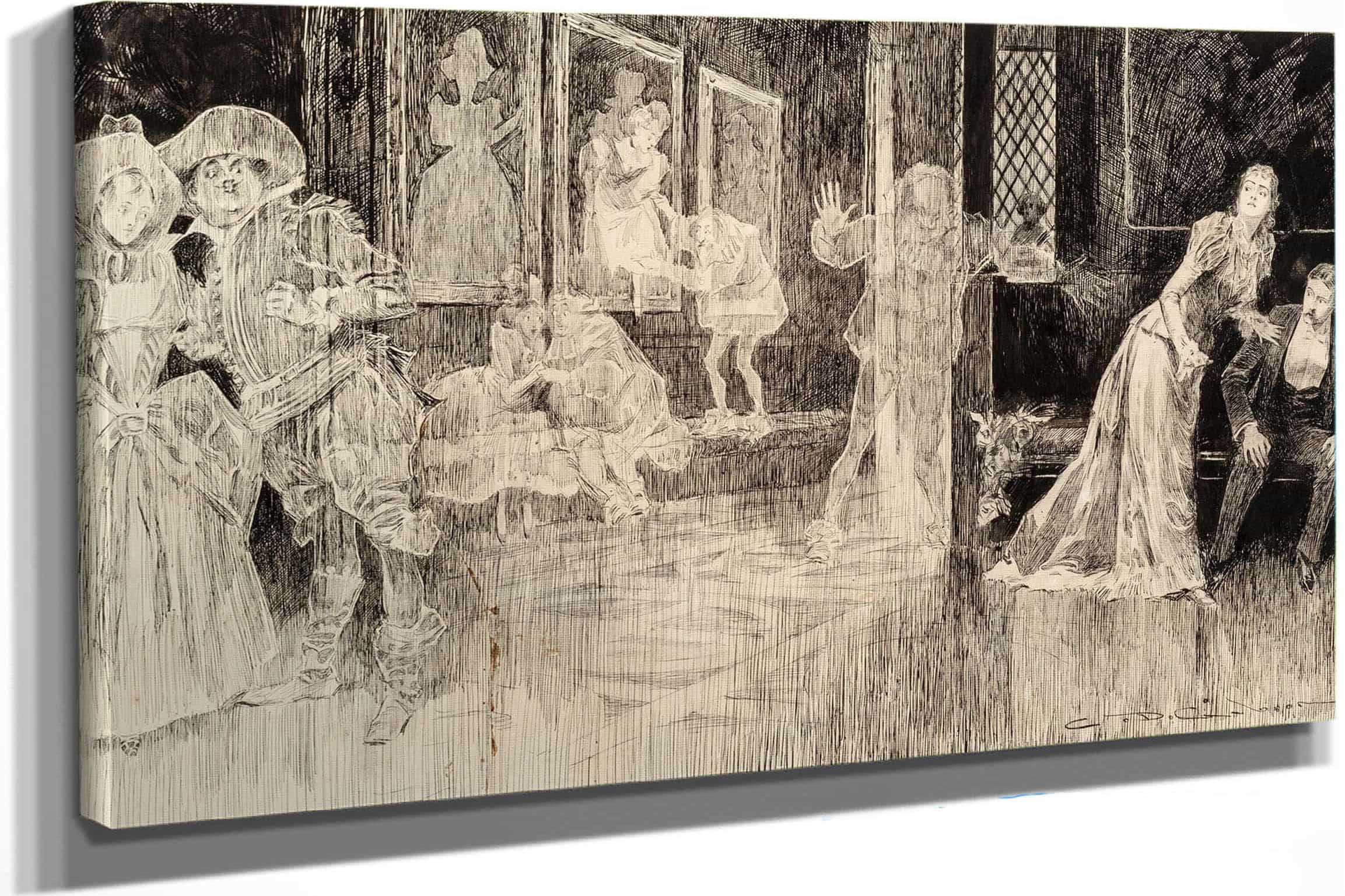 The Ghosts by Charles Dana Gibson