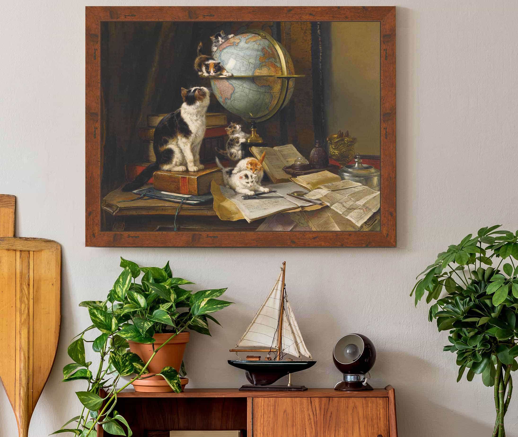 The Globetrotters by Henriette Ronner Knip - Image 3