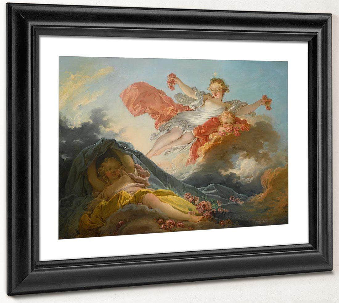 The Goddess Aurora Triumphing Over Night 1755 1756 Rococo 95 2X131 5Cm Pc By Jean Honore Fragonard - Image 4
