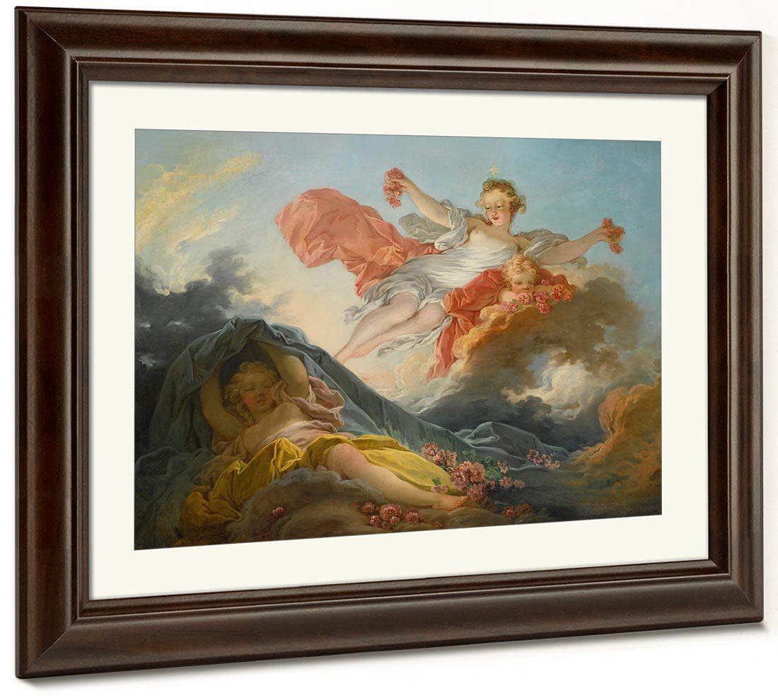 The Goddess Aurora Triumphing Over Night 1755 1756 Rococo 95 2X131 5Cm Pc By Jean Honore Fragonard - Image 5