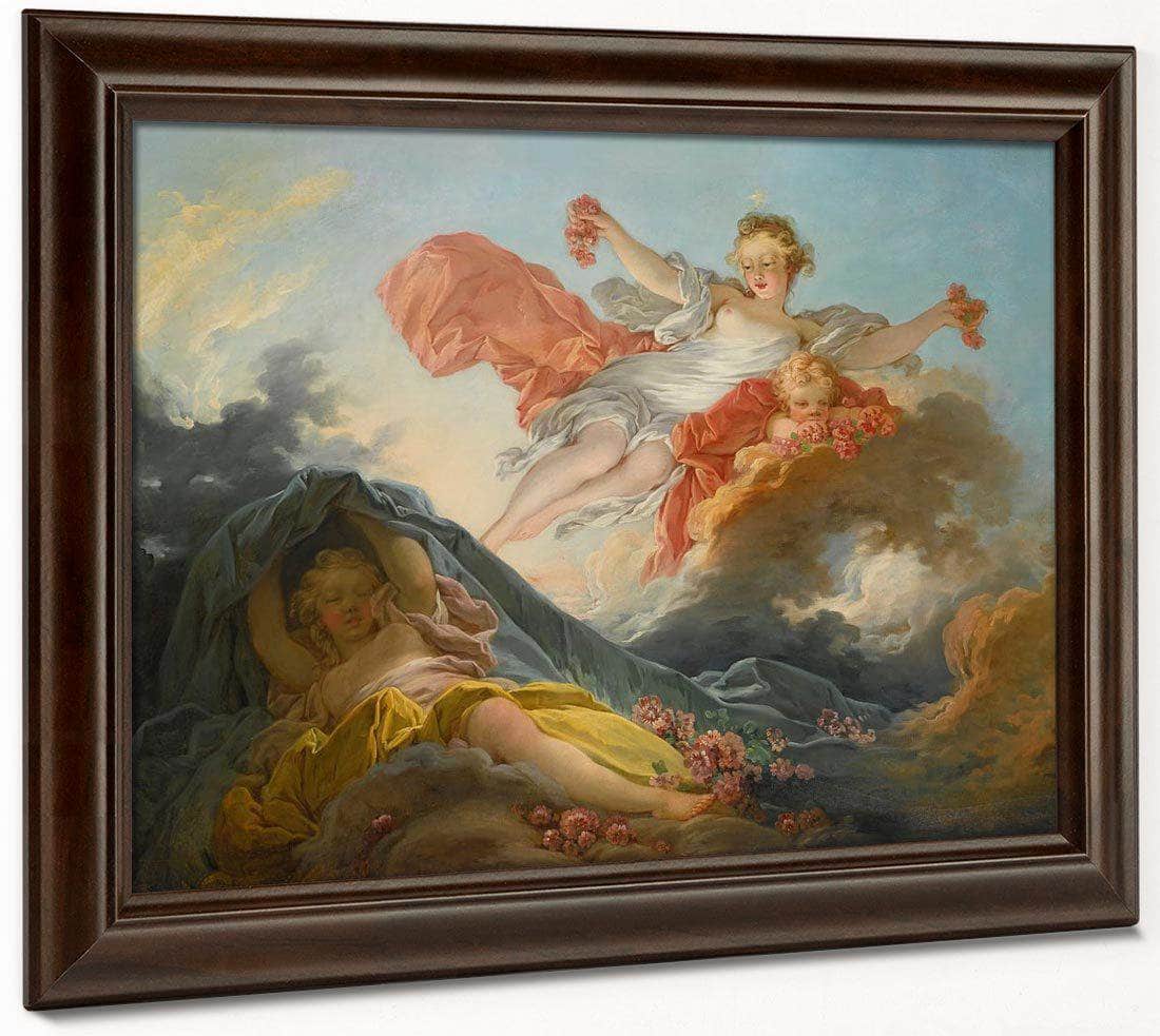 The Goddess Aurora Triumphing Over Night 1755 1756 Rococo 95 2X131 5Cm Pc By Jean Honore Fragonard - Image 6
