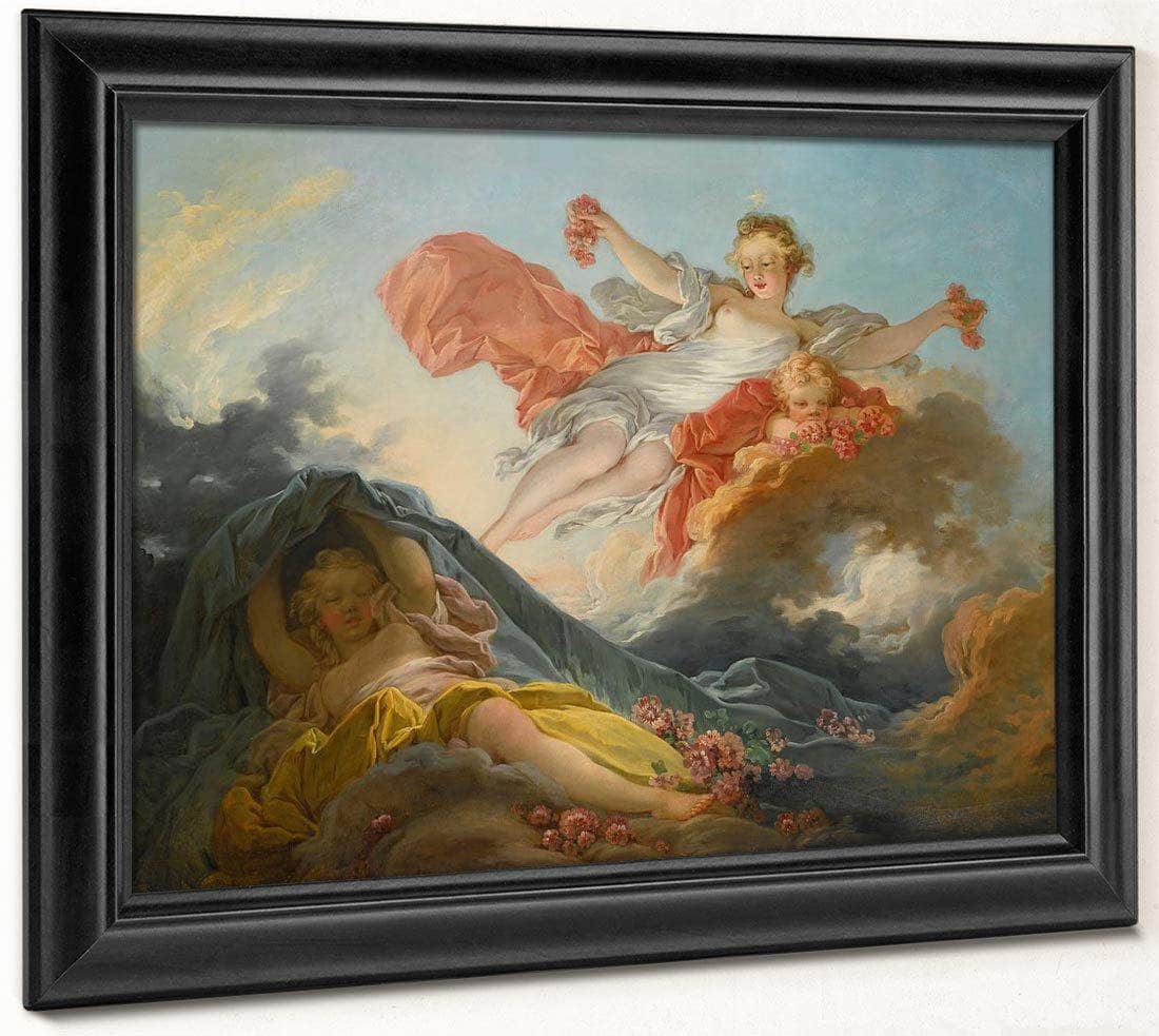 The Goddess Aurora Triumphing Over Night 1755 1756 Rococo 95 2X131 5Cm Pc By Jean Honore Fragonard - Image 8