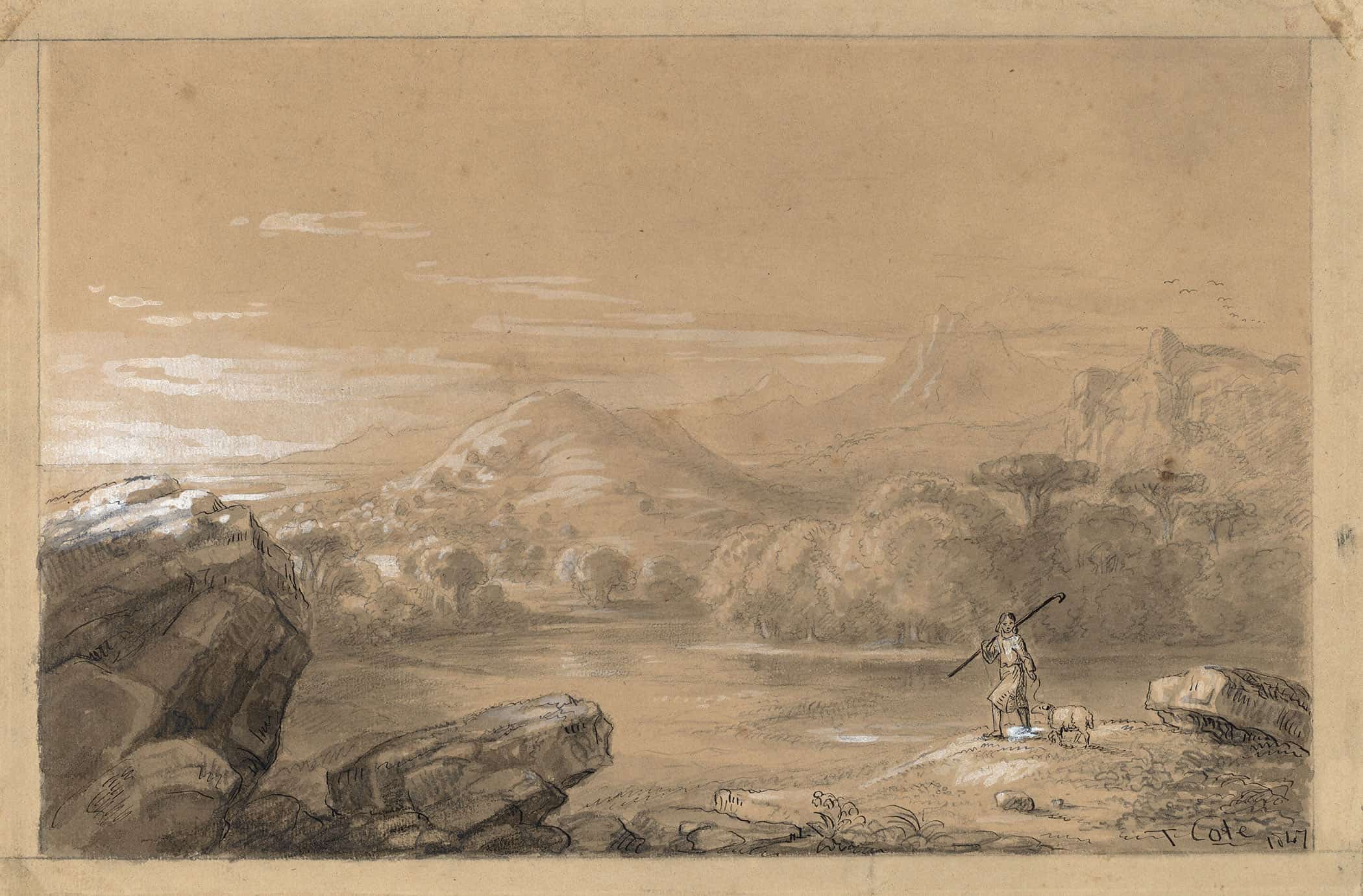 The Good Shepherd by Thomas Cole - Image 2