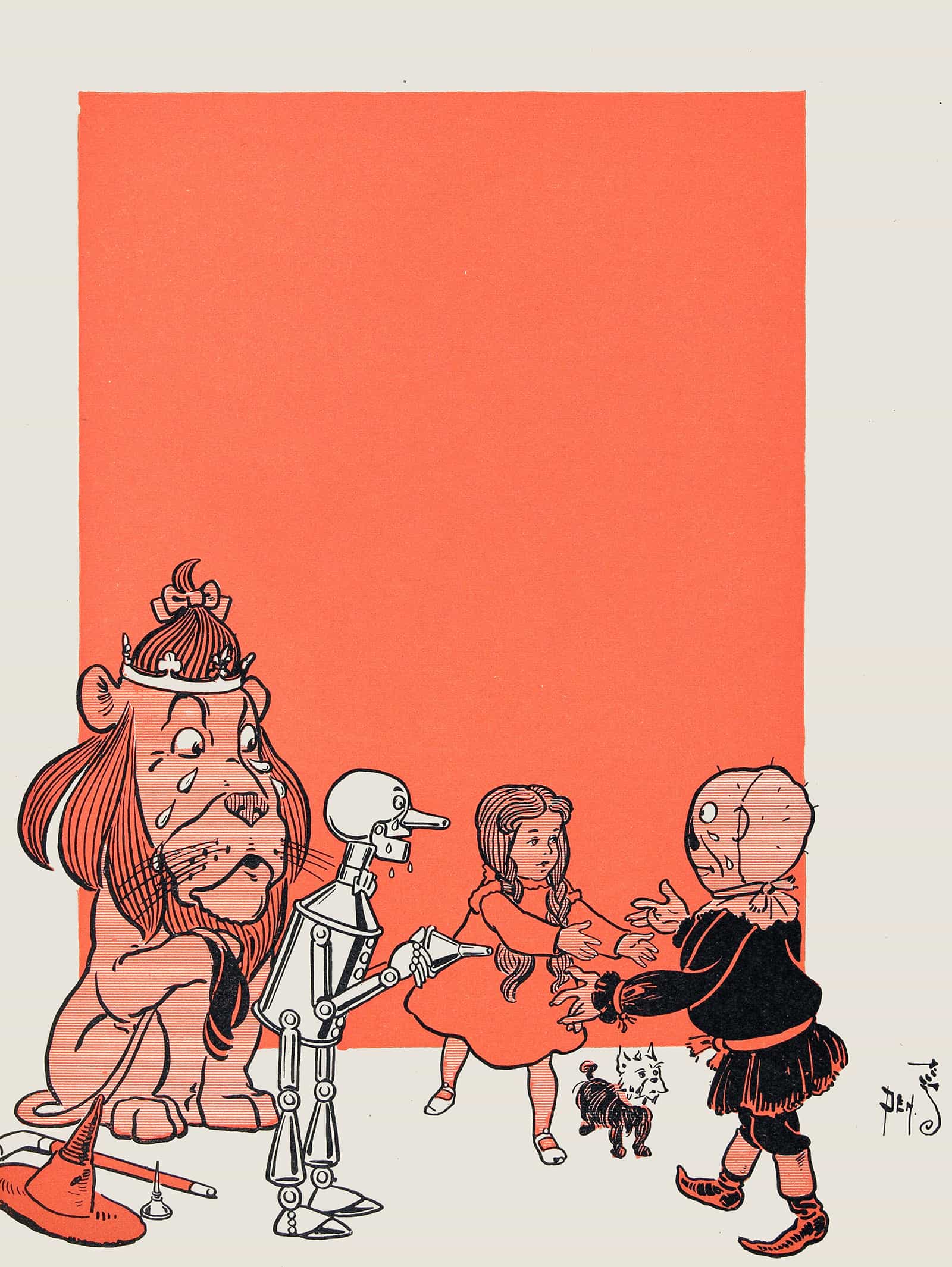 The Good Witch Grants Dorothys Wiish by William Wallace Denslow