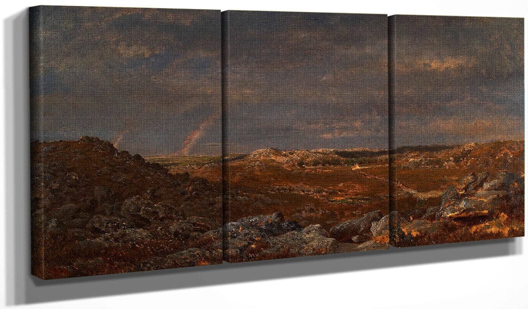 The Gorges D 1039 Aprement Barbizon 1852 By Theodore Rousseau