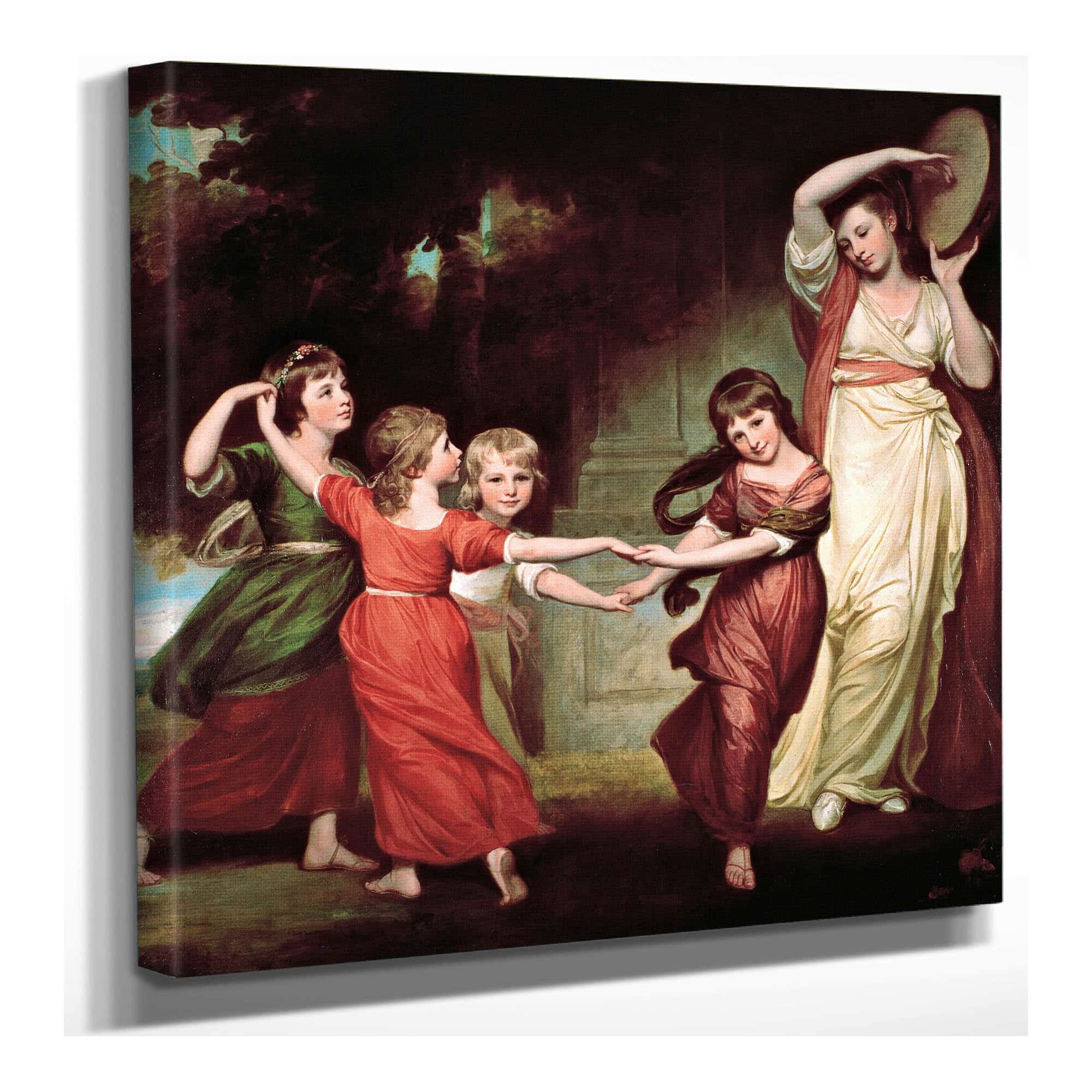 The Gower Family The Children Of Granville Nd Earl Gower by George Romney