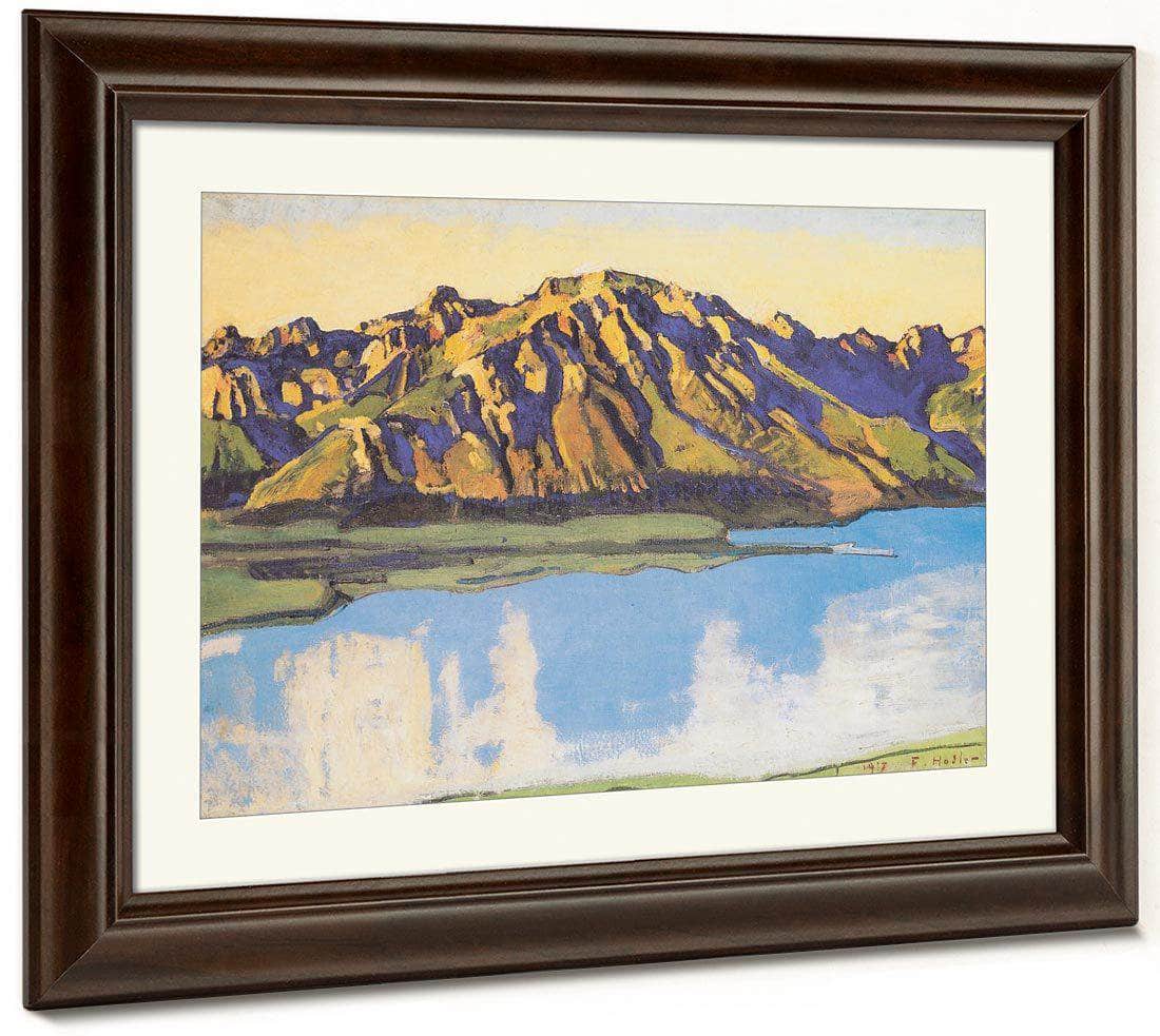 The Grammont In The Morning Sun 1917 64X90 5Cm By Ferdinand Hodler - Image 5