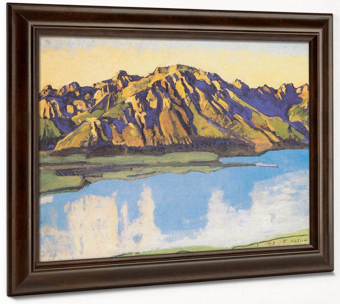 The Grammont In The Morning Sun 1917 64X90 5Cm By Ferdinand Hodler - Image 6