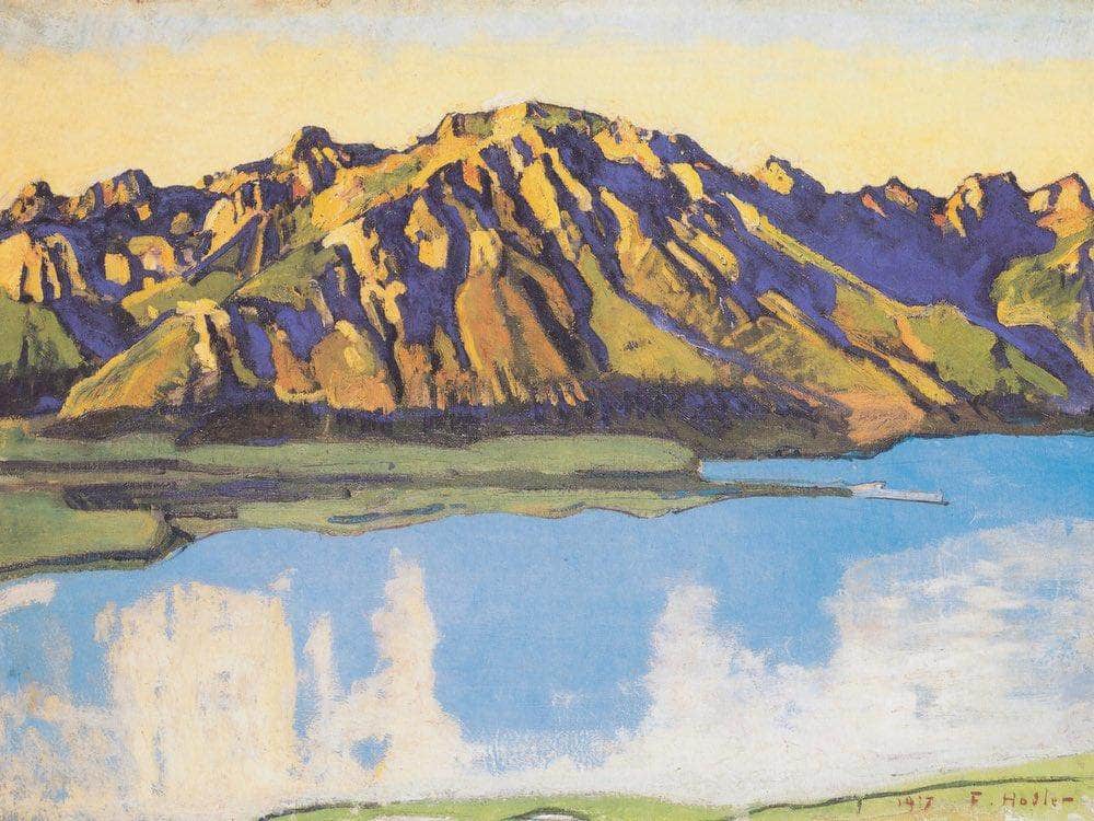 The Grammont In The Morning Sun 1917 64X90 5Cm By Ferdinand Hodler - Image 7
